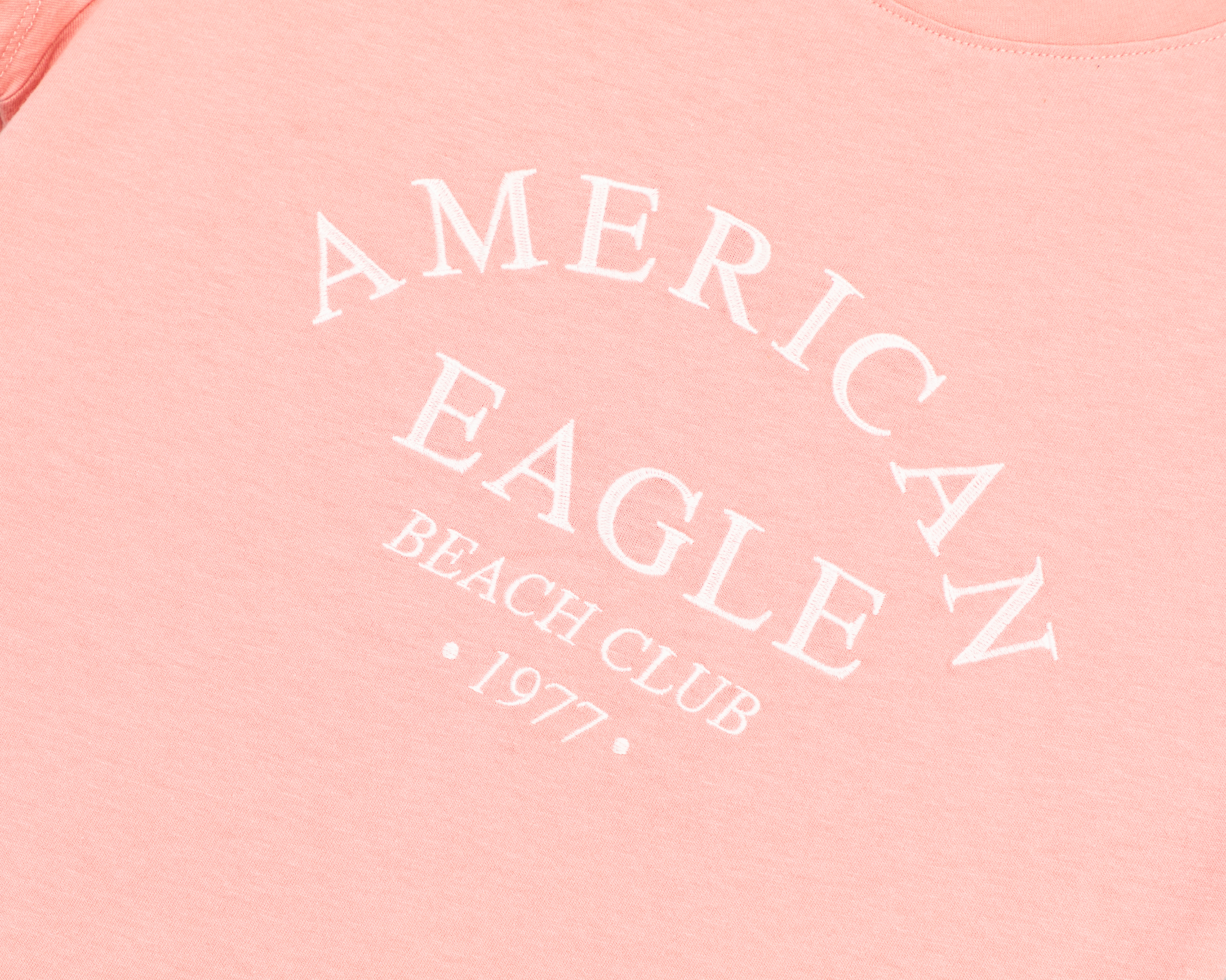 Foto 4 pulgar | Foto 3 | Playera Rosa American Eagle para Mujer