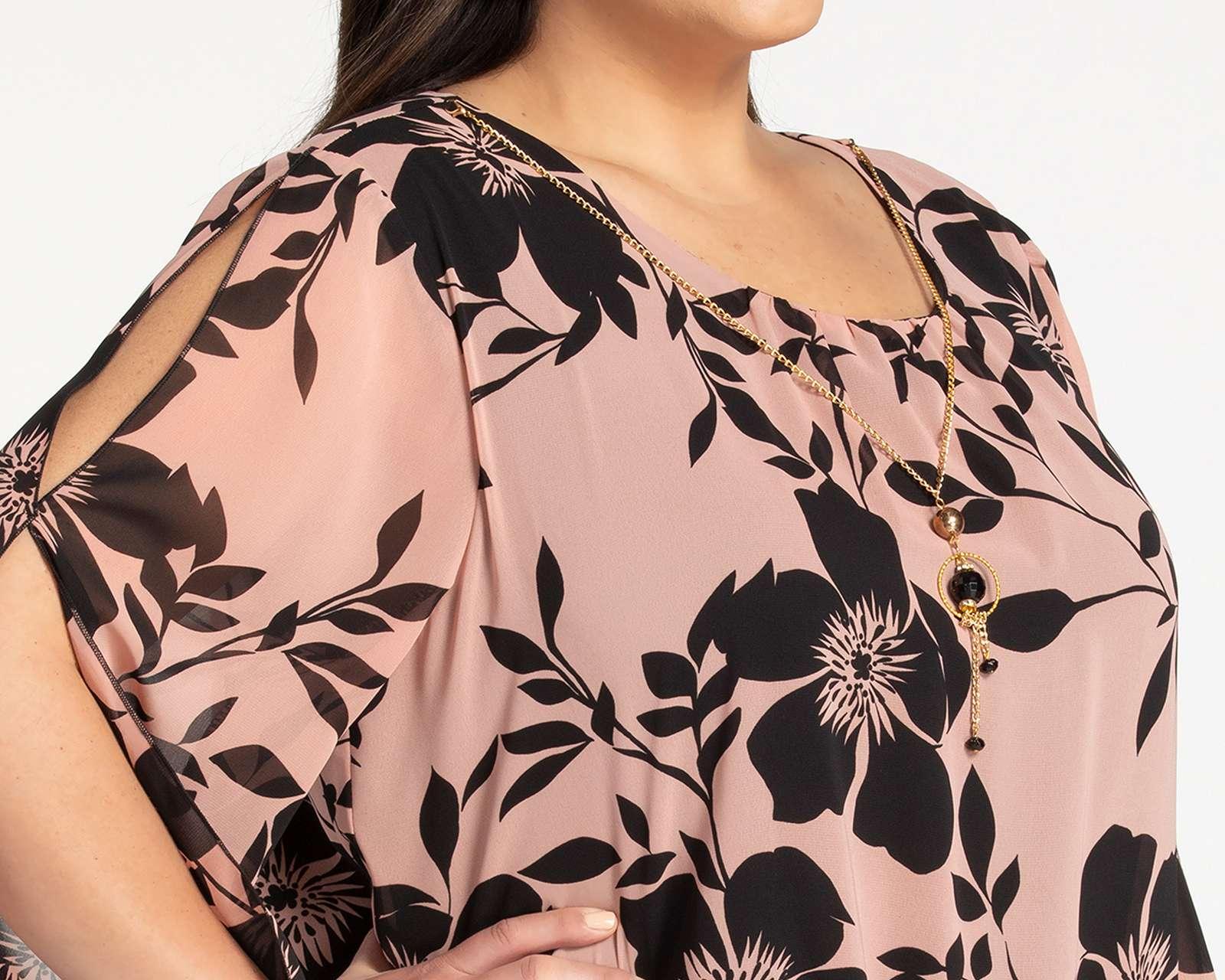 Foto 4 | Foto 4 | Blusa Lady Sun Manga 3/4 con Collar