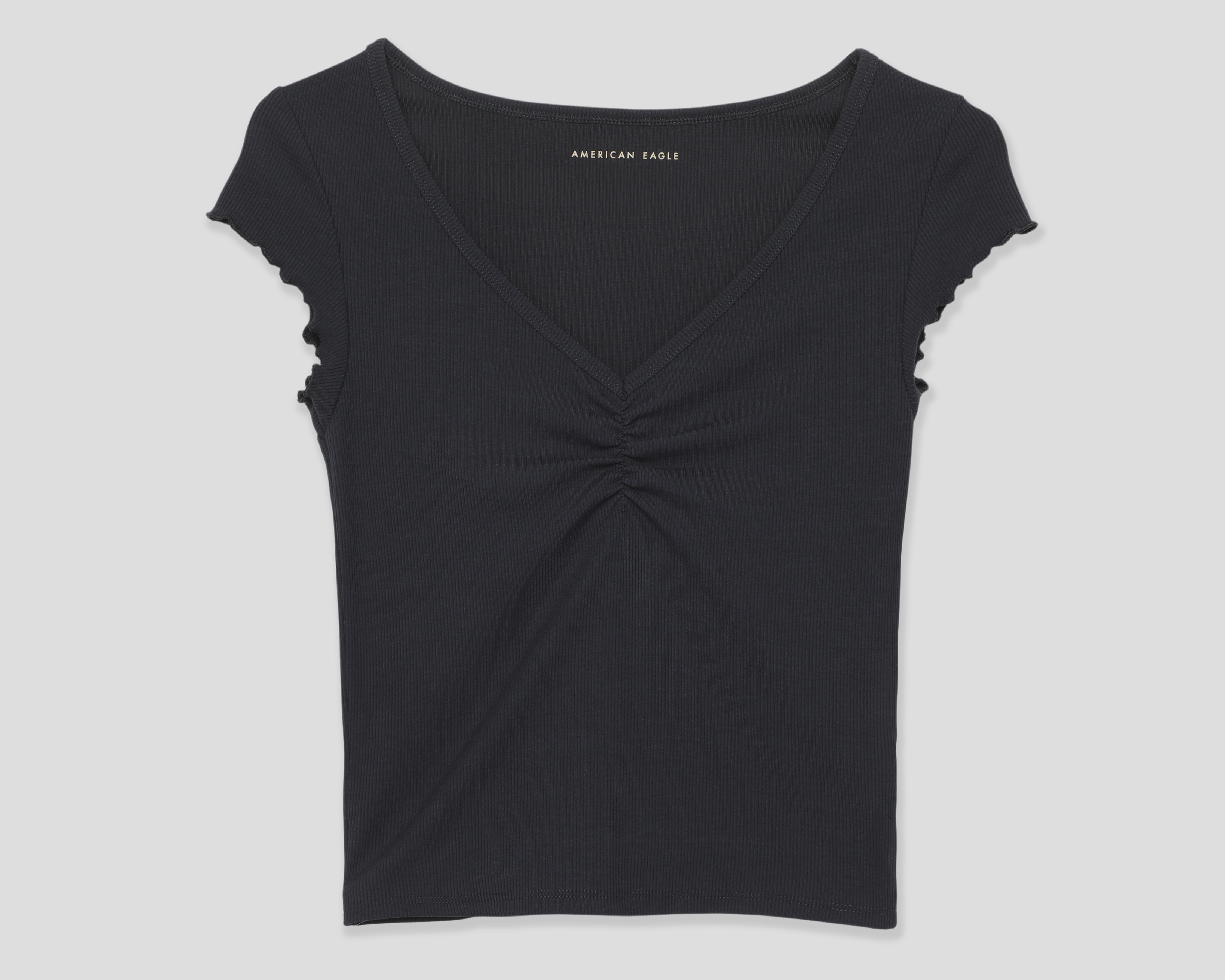 Playera Negra American Eagle para Mujer