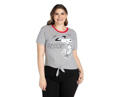 Foto 5 | Foto 5 | Playera Peanuts Refill Manga Corta