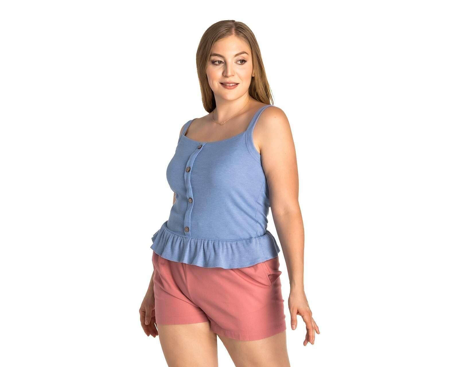 Foto 4 | Foto 4 | Blusa 18 Forever sin Mangas con Holanes