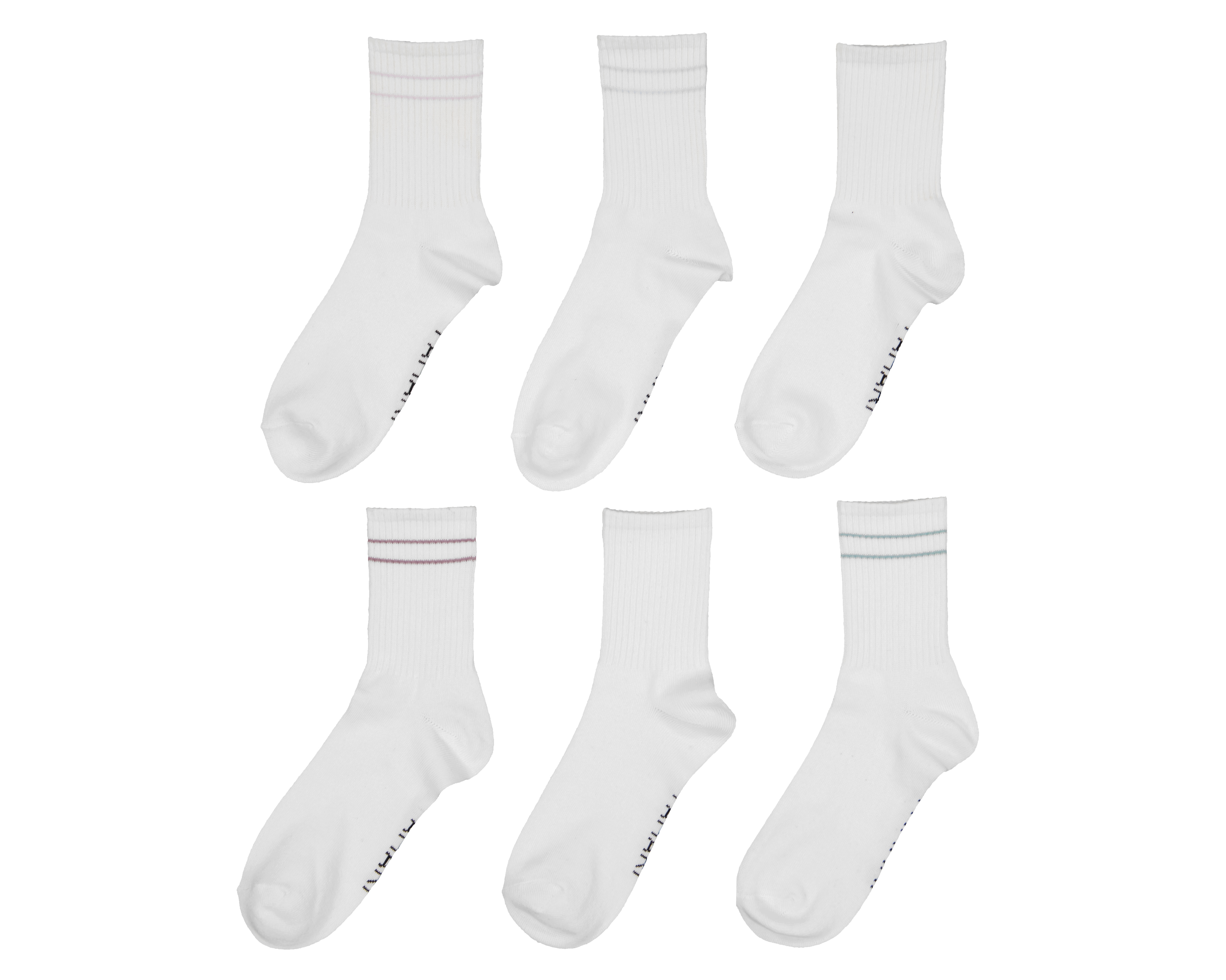 Calcetas Deportivas Tahari para Mujer 6 Pares