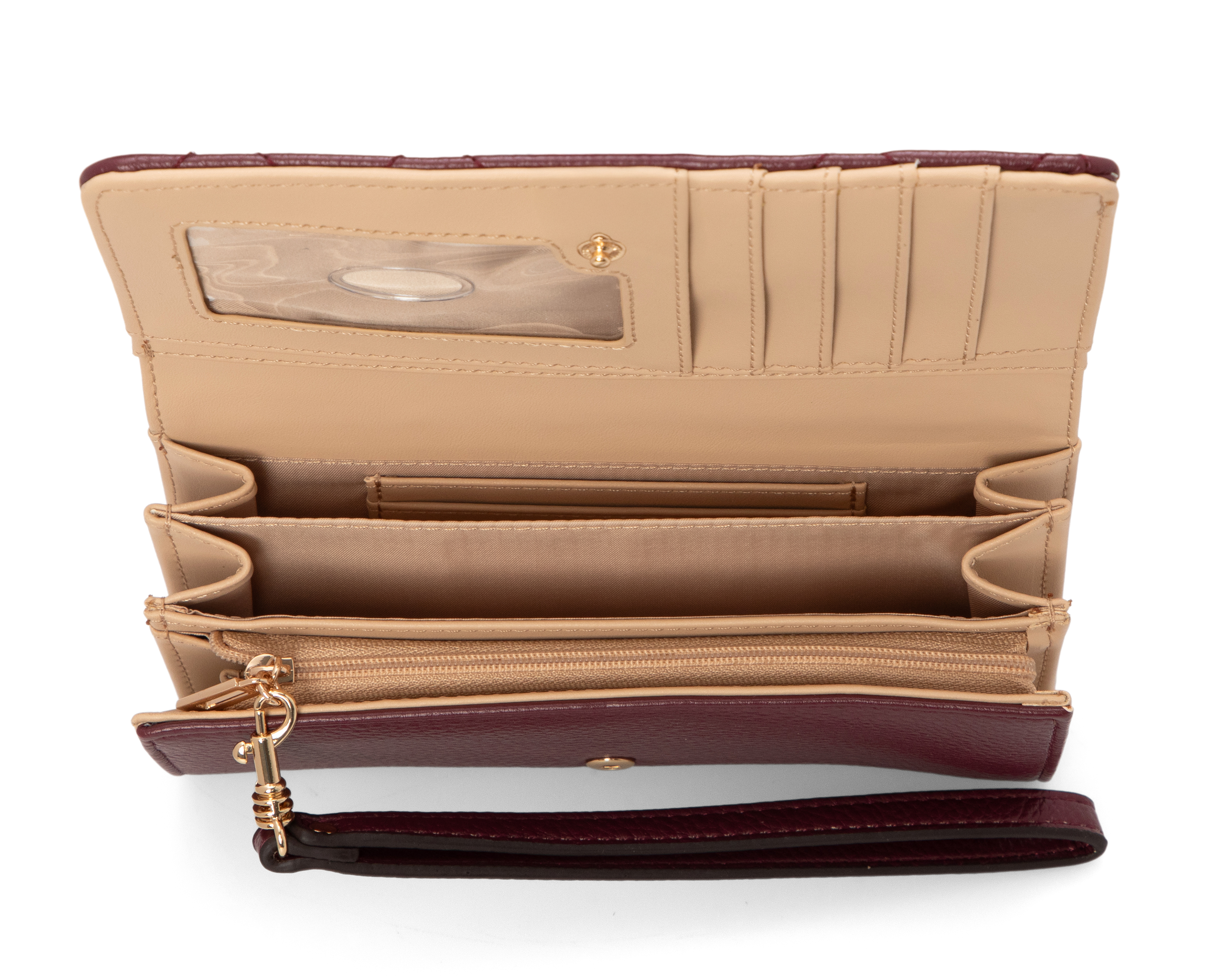 Foto 5 pulgar | Foto 4 | Cartera para Mujer Guess Roja