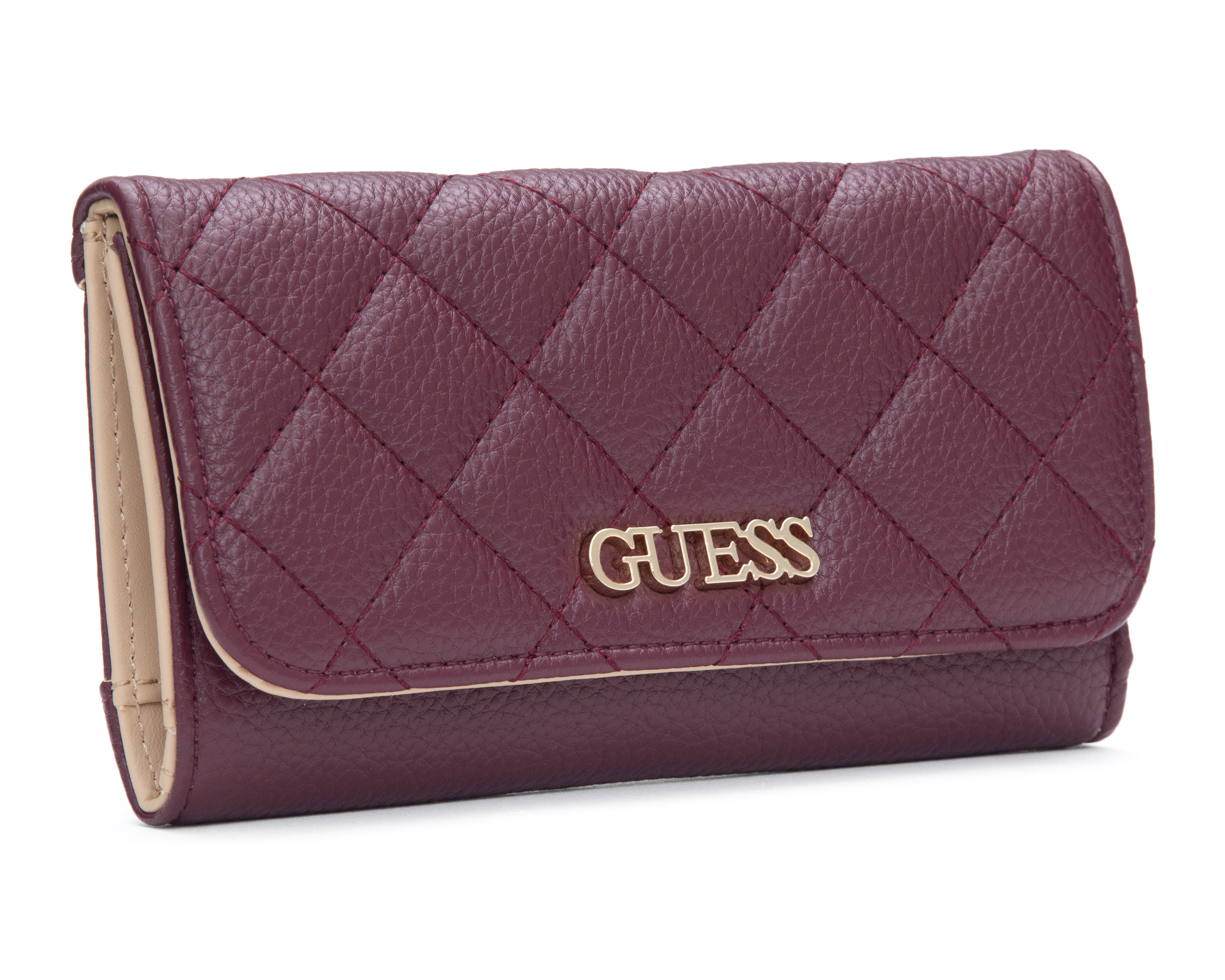 Foto 3 pulgar | Foto 2 | Cartera para Mujer Guess Capitonada