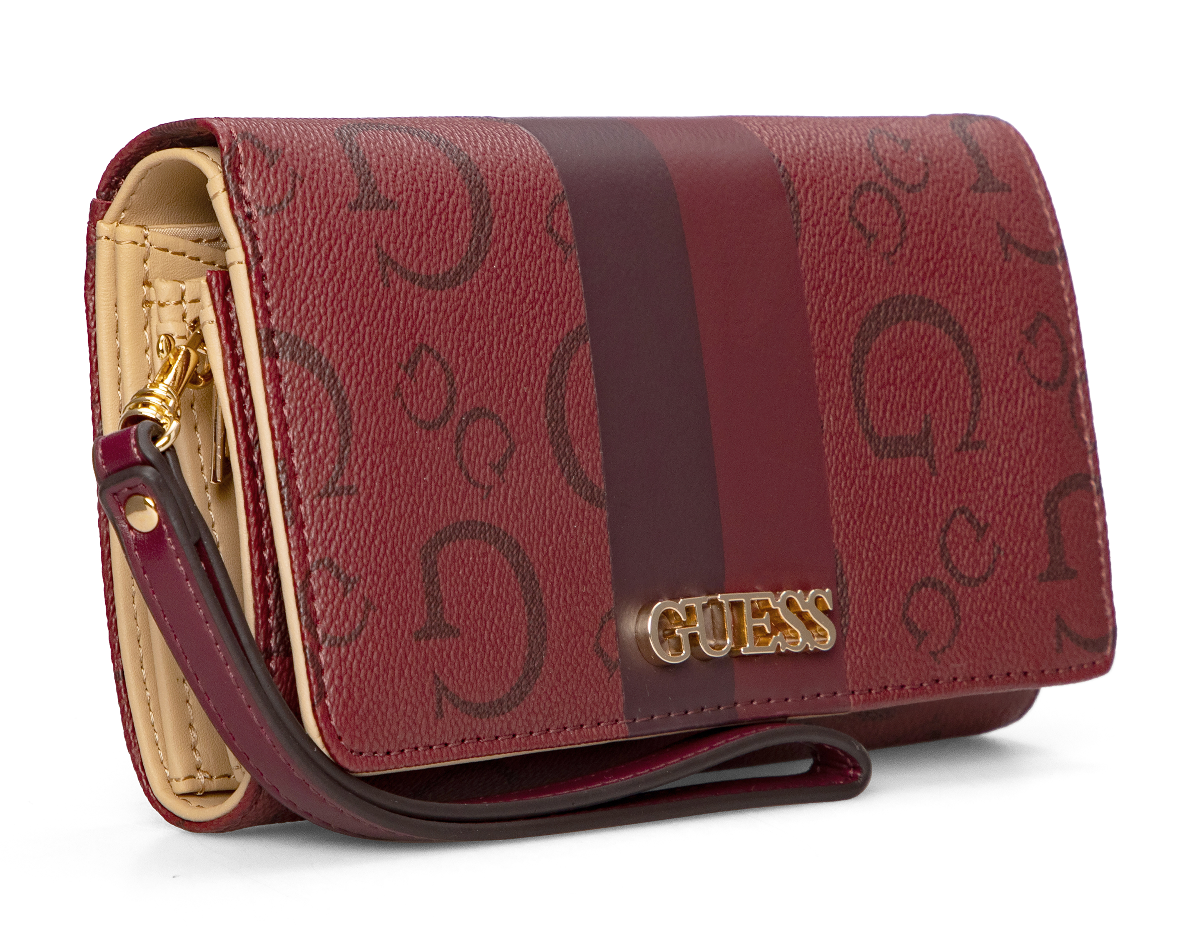 Foto 3 pulgar | Foto 2 | Cartera para Mujer Guess Roja