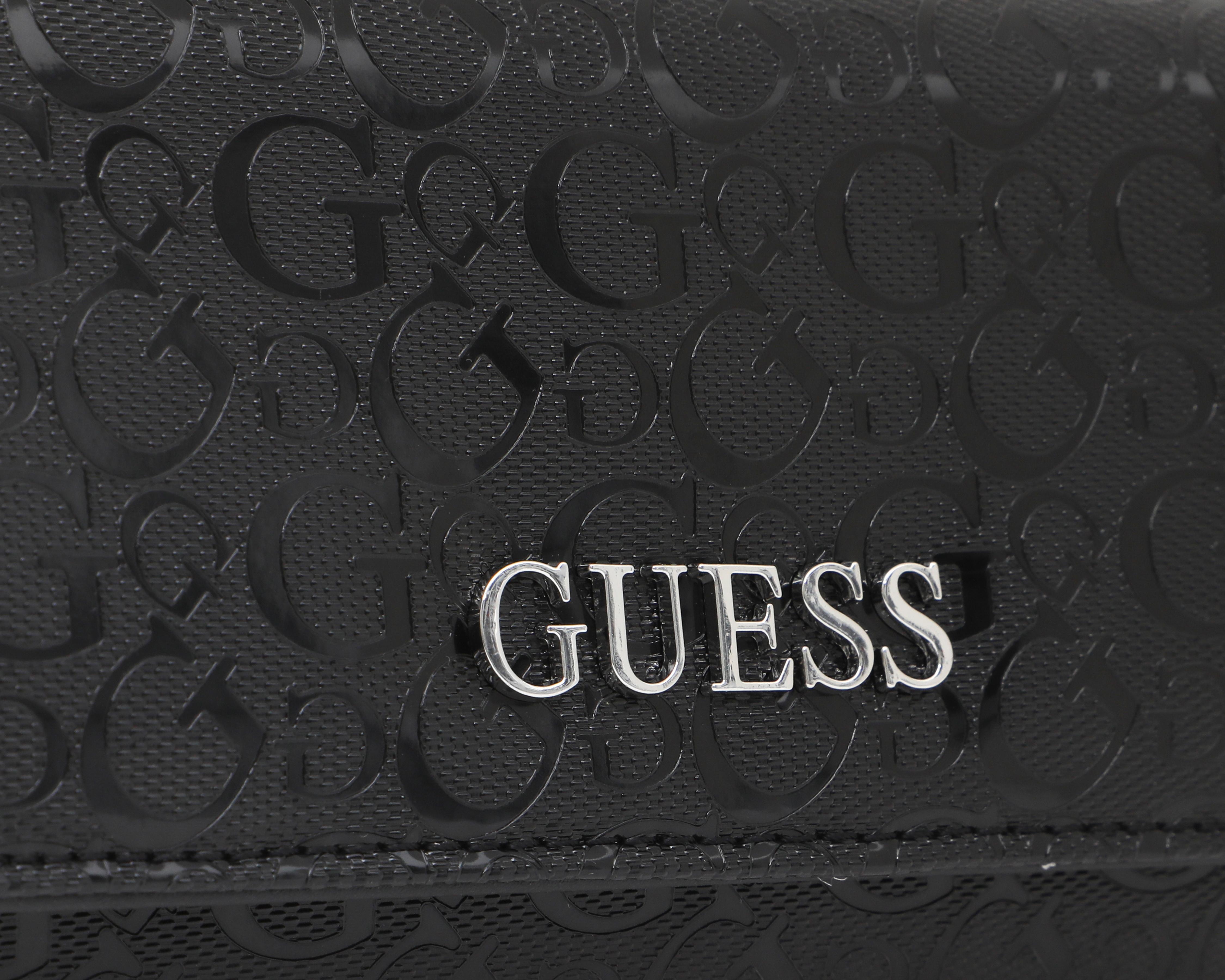 Foto 5 | Foto 5 | Cartera para Mujer Guess Abbas Negra