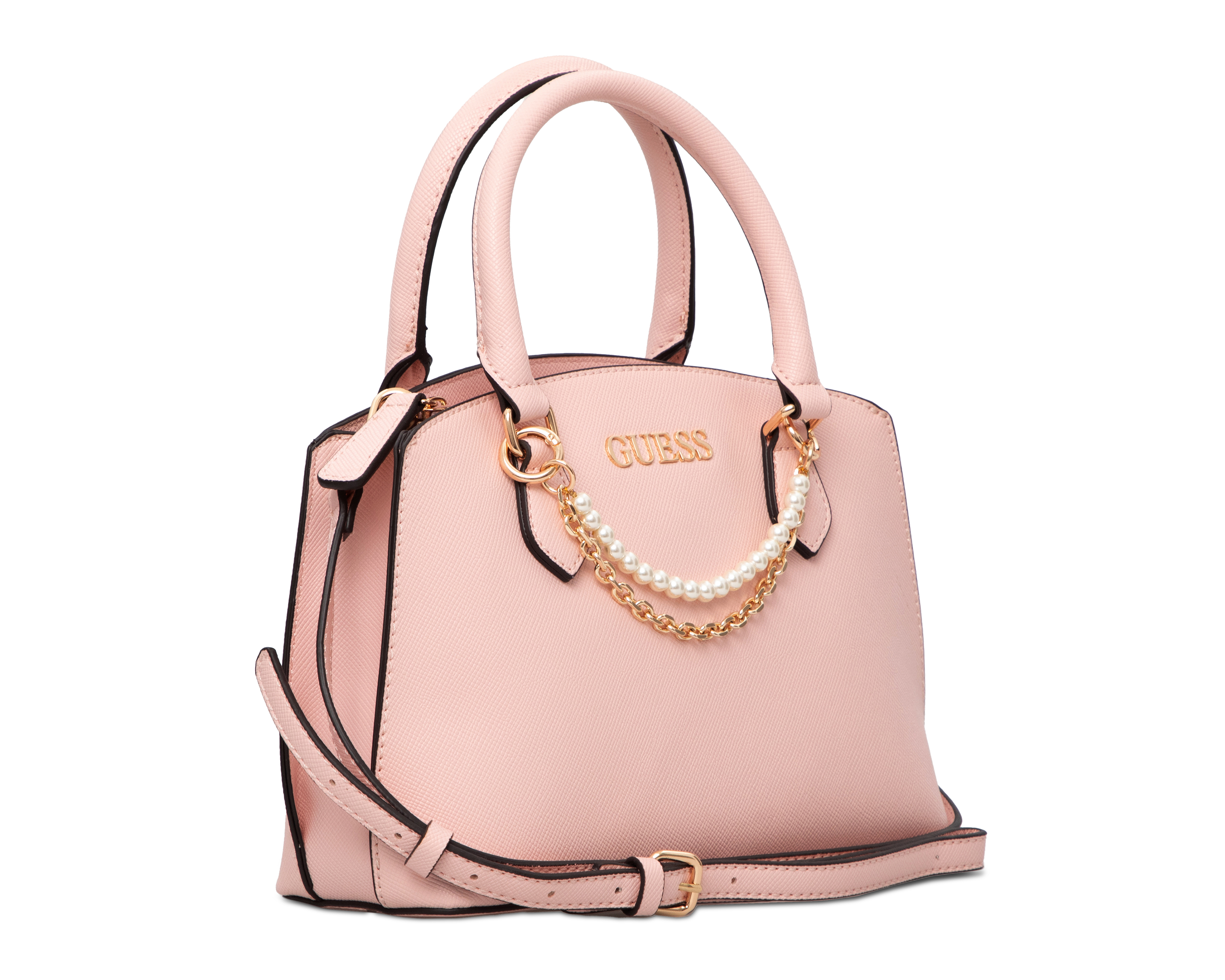 Foto 2 | Foto 2 | Bolsa de Mano Guess Jeanine Satchel con Cadena