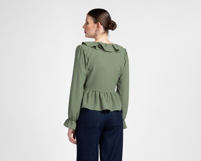 Foto 3 | Foto 3 | Blusa Verde Sahara para Mujer