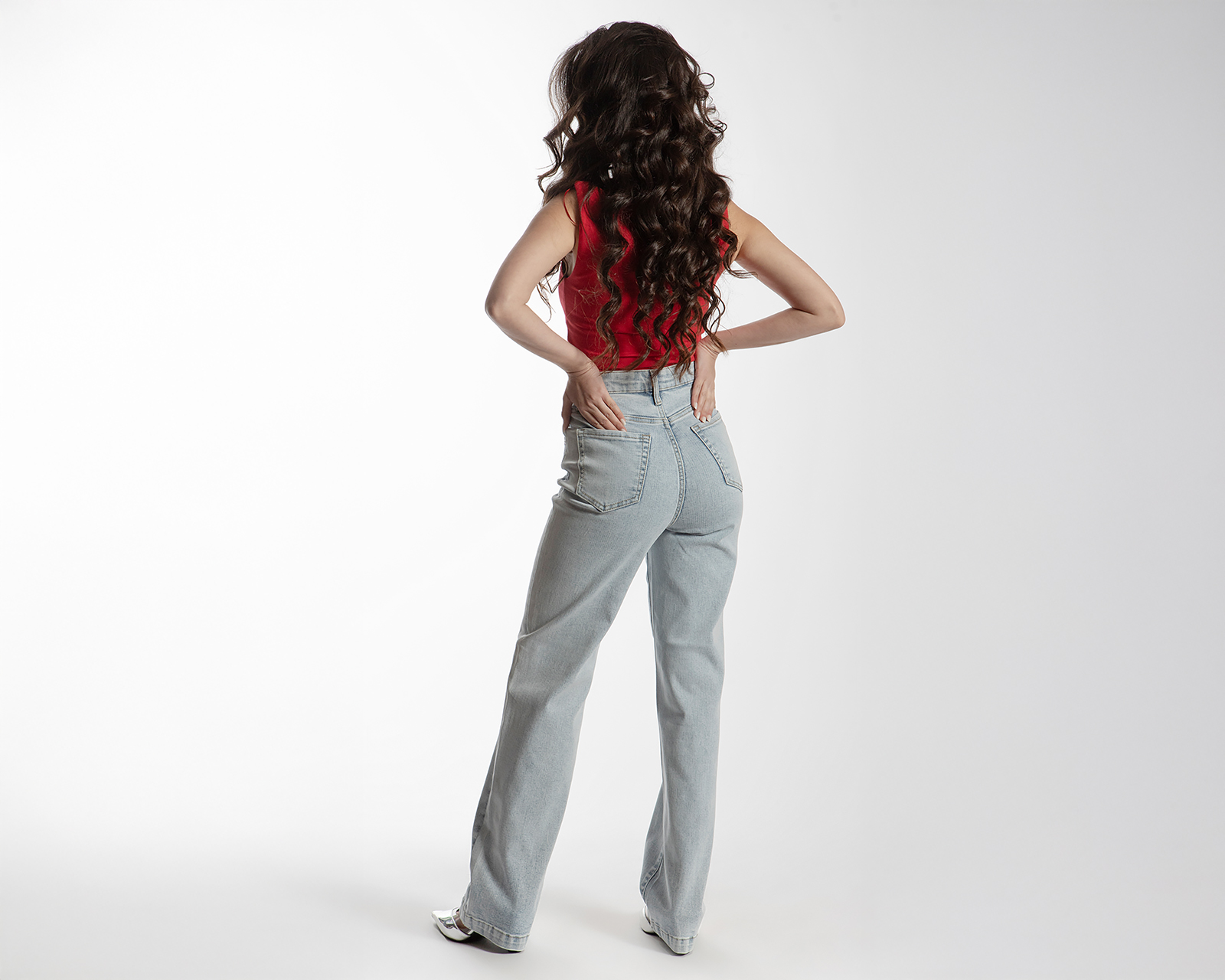 Foto 3 pulgar | Foto 2 | Jeans Wide Leg Balam para Mujer