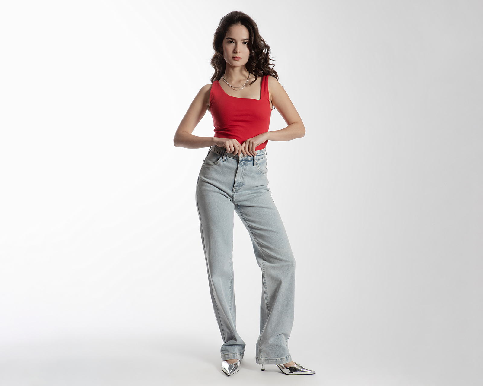 Foto 4 pulgar | Foto 3 | Jeans Wide Leg Balam para Mujer