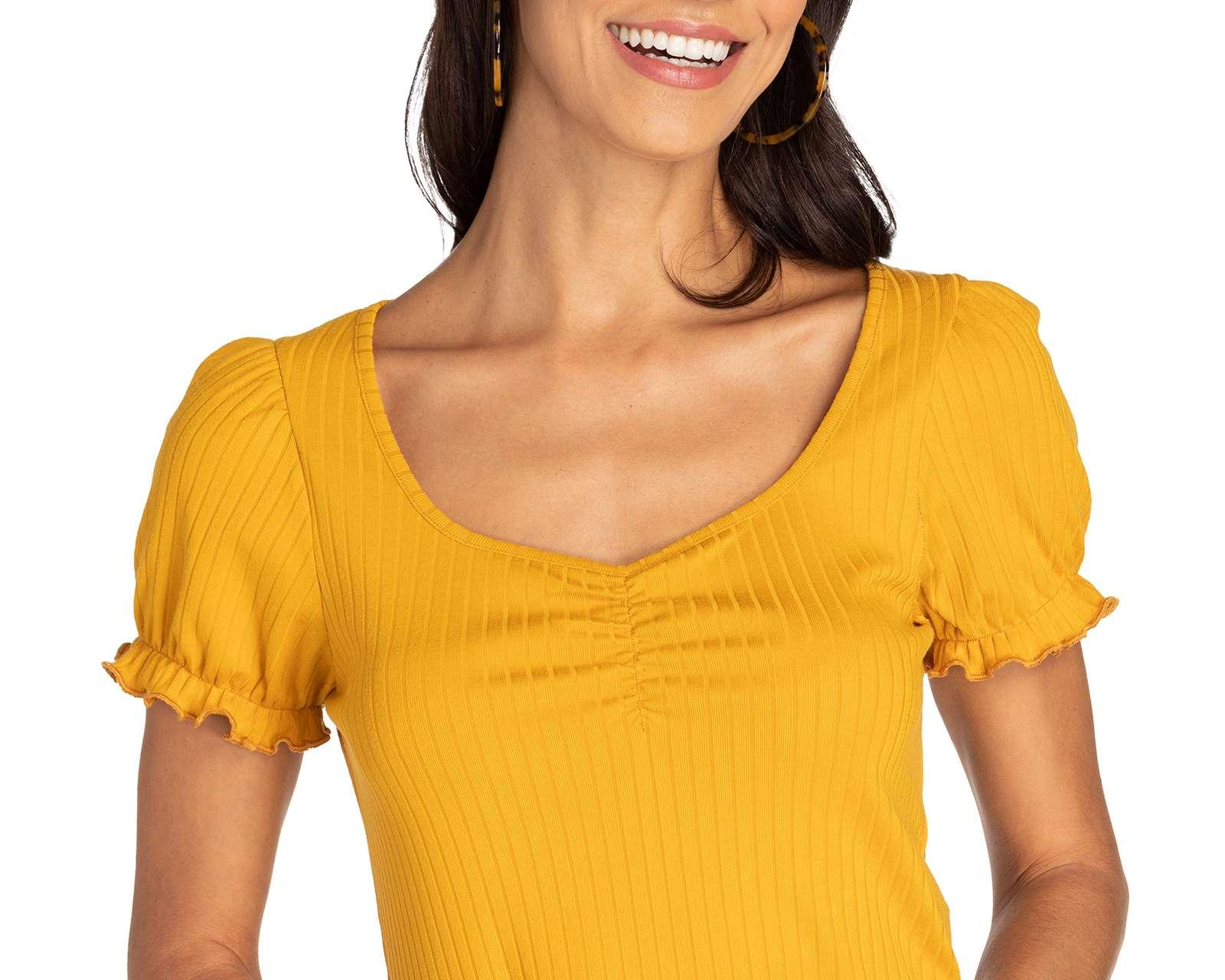 Foto 5 pulgar | Foto 4 | Blusa Sahara Manga Corta