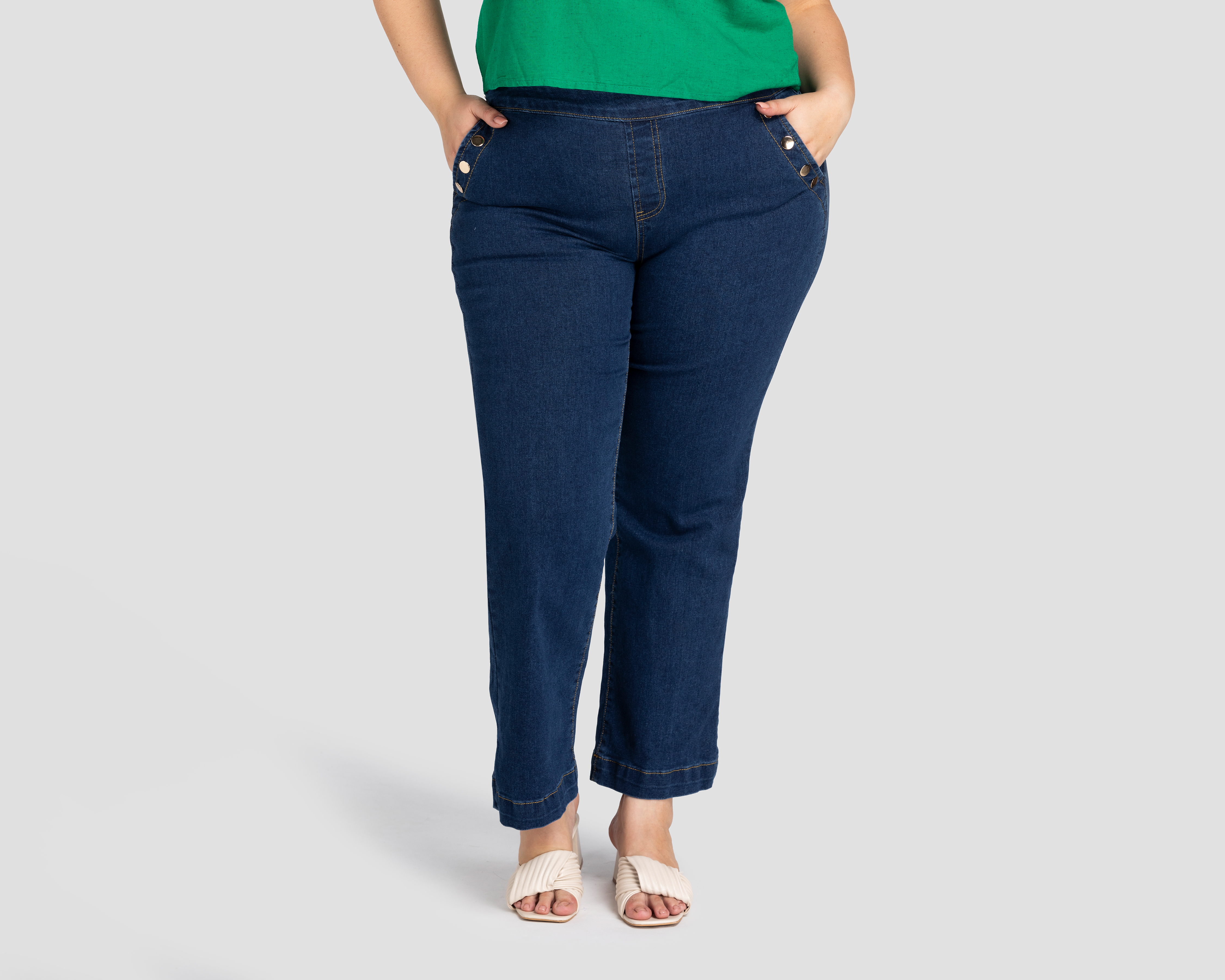 Foto 2 pulgar | Foto 1 | Jeans Wide Leg Sahara para Mujer