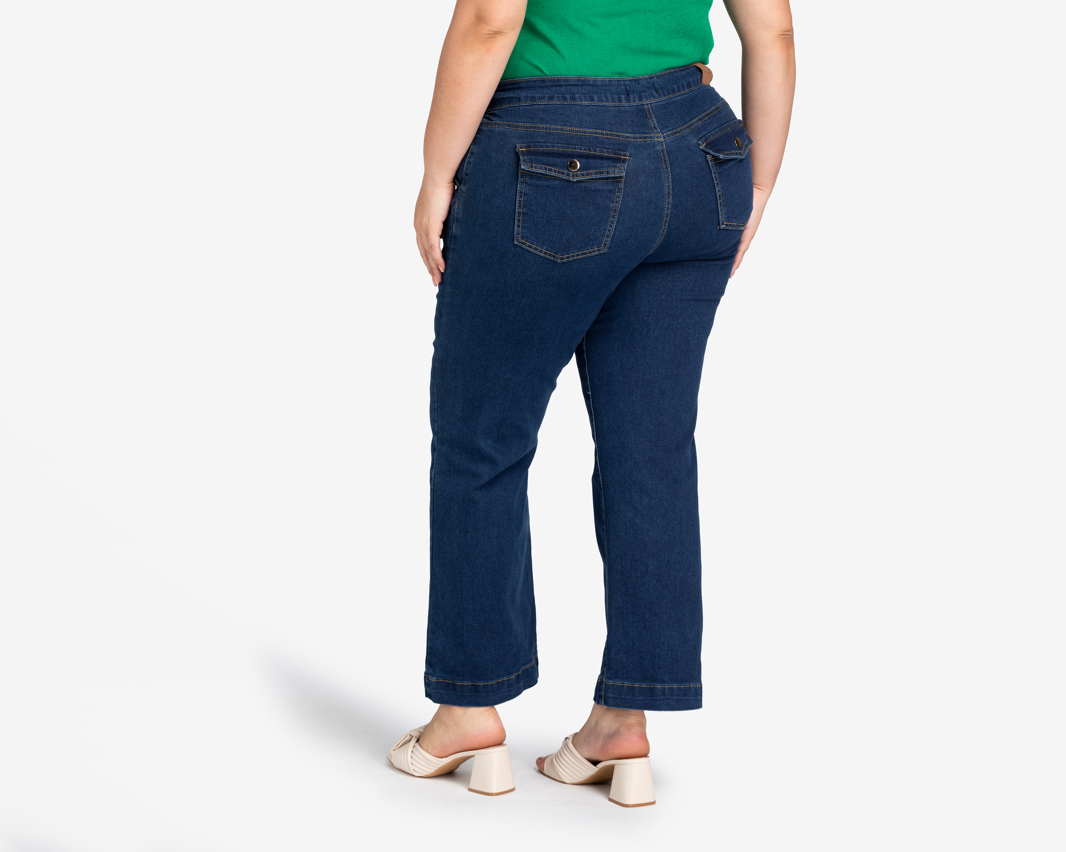 Foto 4 pulgar | Foto 3 | Jeans Wide Leg Sahara para Mujer