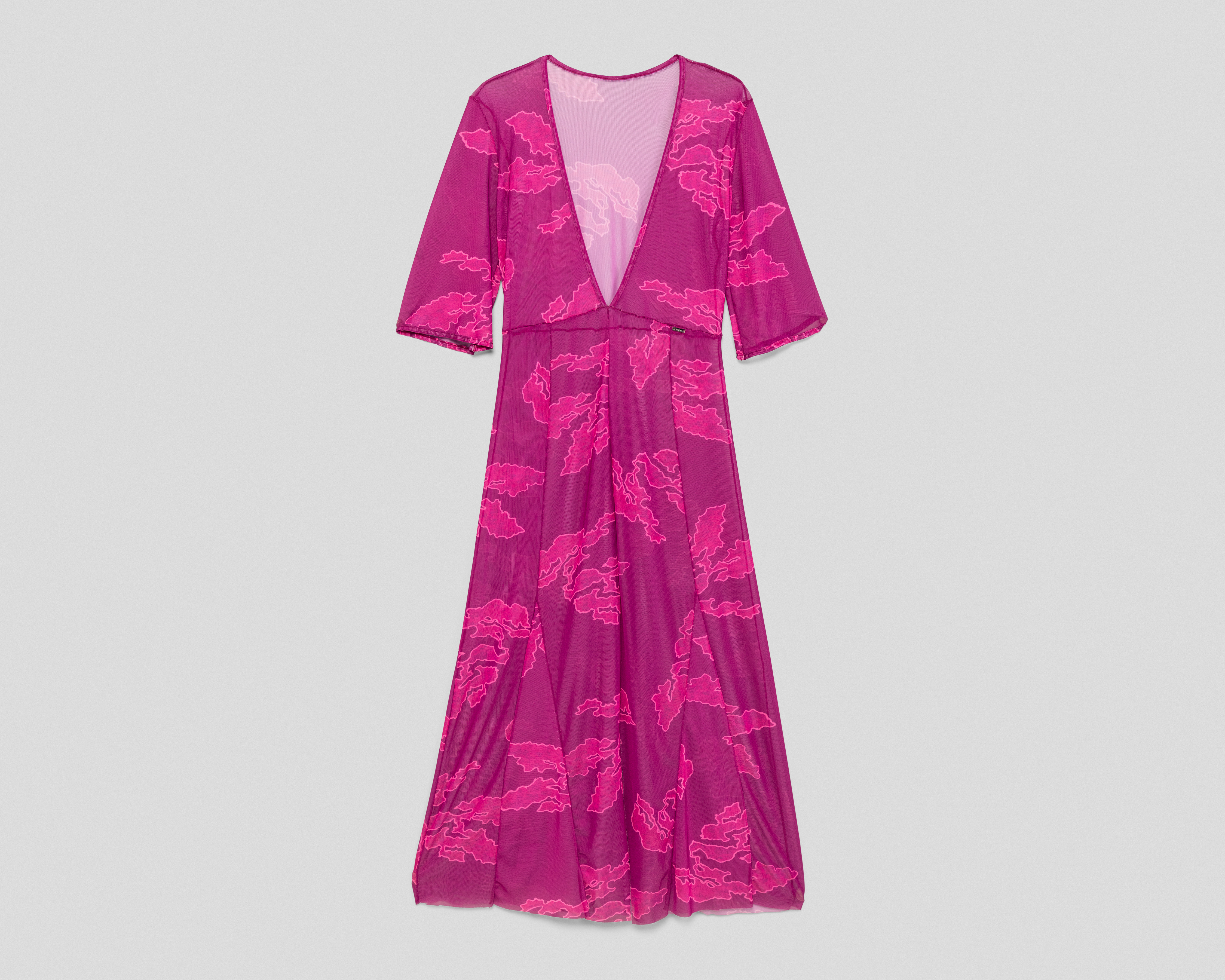 Foto 2 | Foto 2 | Vestido de Playa Bebe de Mesh Rosa para Mujer