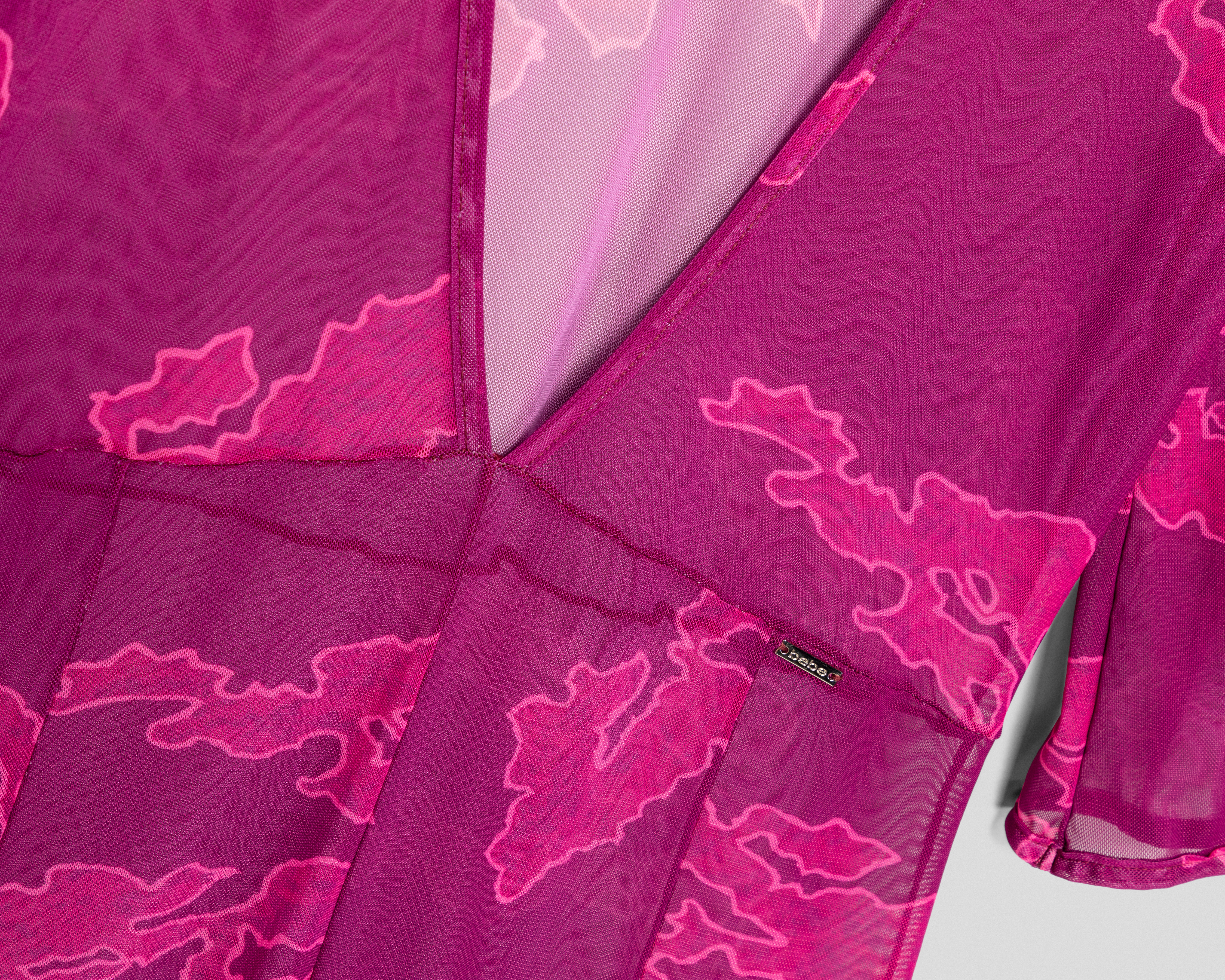 Foto 3 | Foto 3 | Vestido de Playa Bebe de Mesh Rosa para Mujer