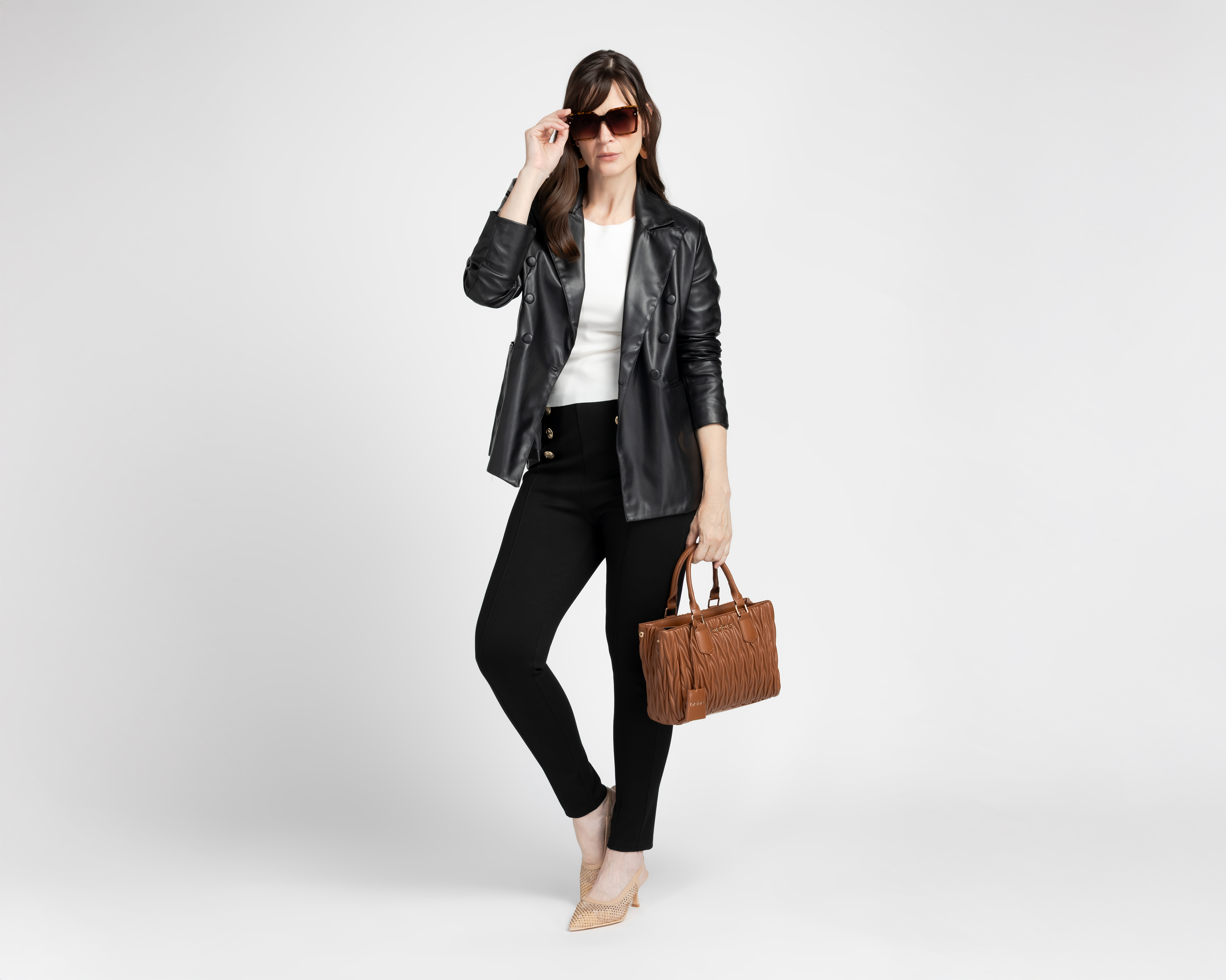 Foto 3 pulgar | Foto 2 | Leggings con Botones Sahara para Mujer