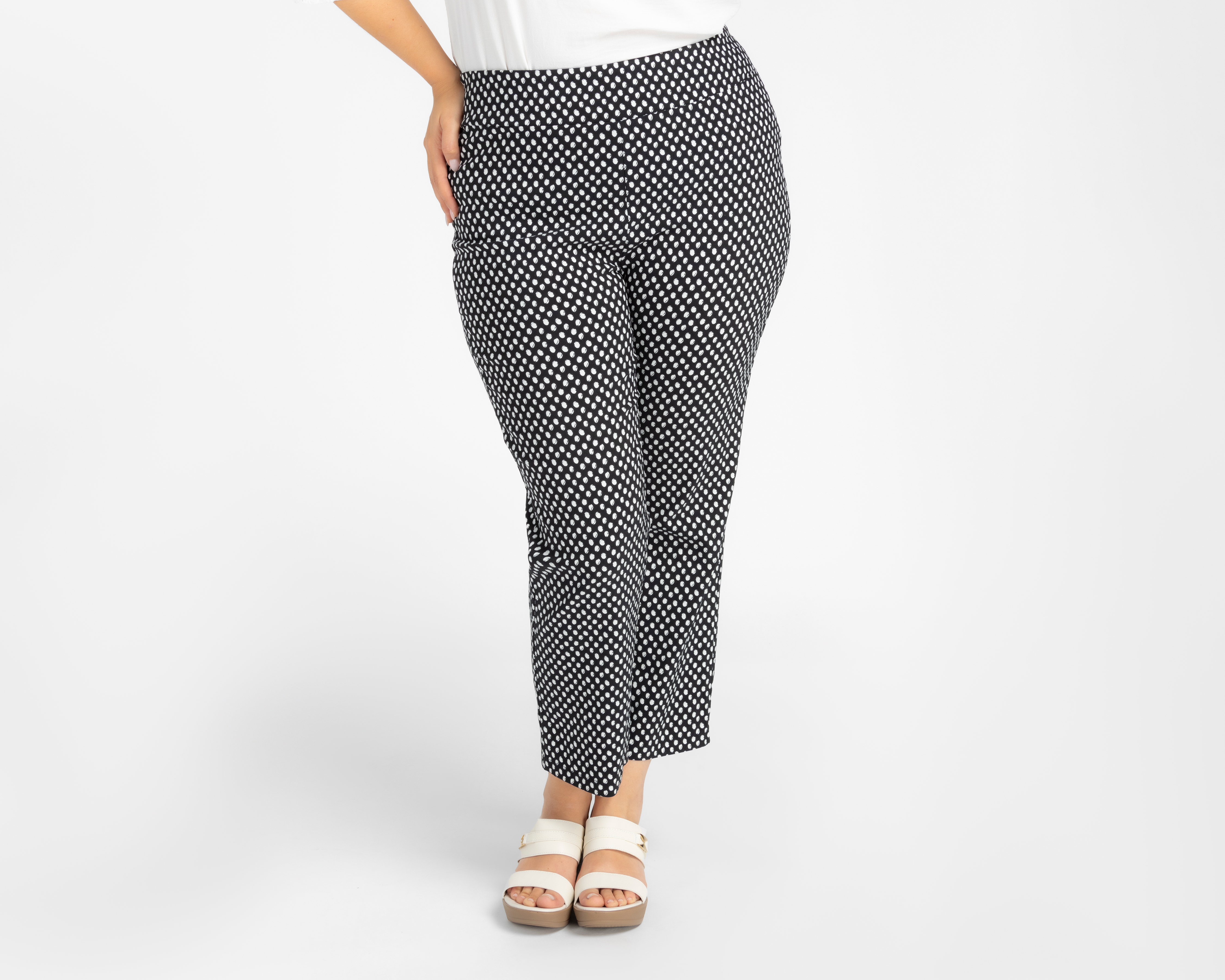 Pantalón Casual Sahara de Puntos para Mujer