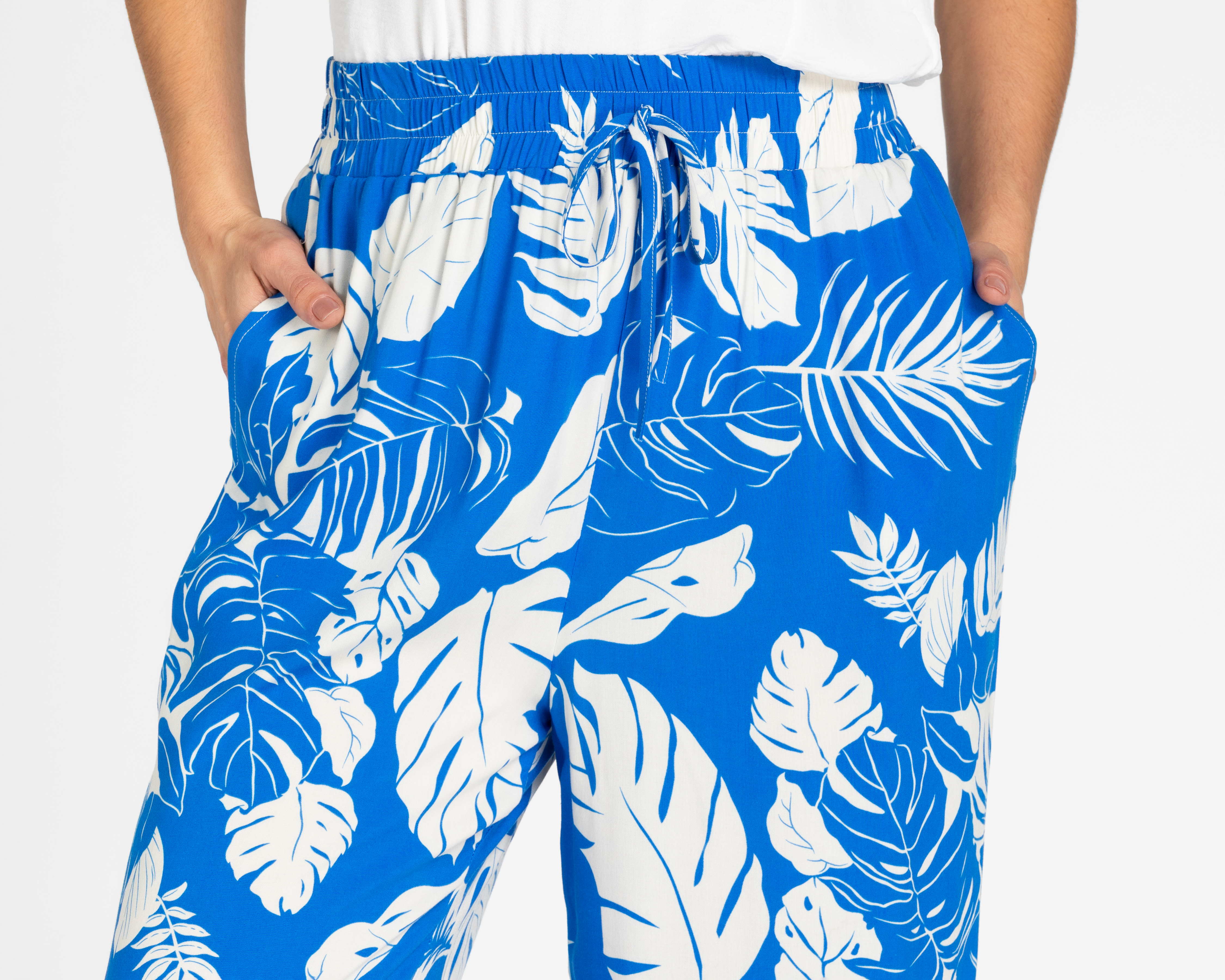 Foto 5 pulgar | Foto 4 | Pantalón Ancho Lady Sun Azul para Mujer