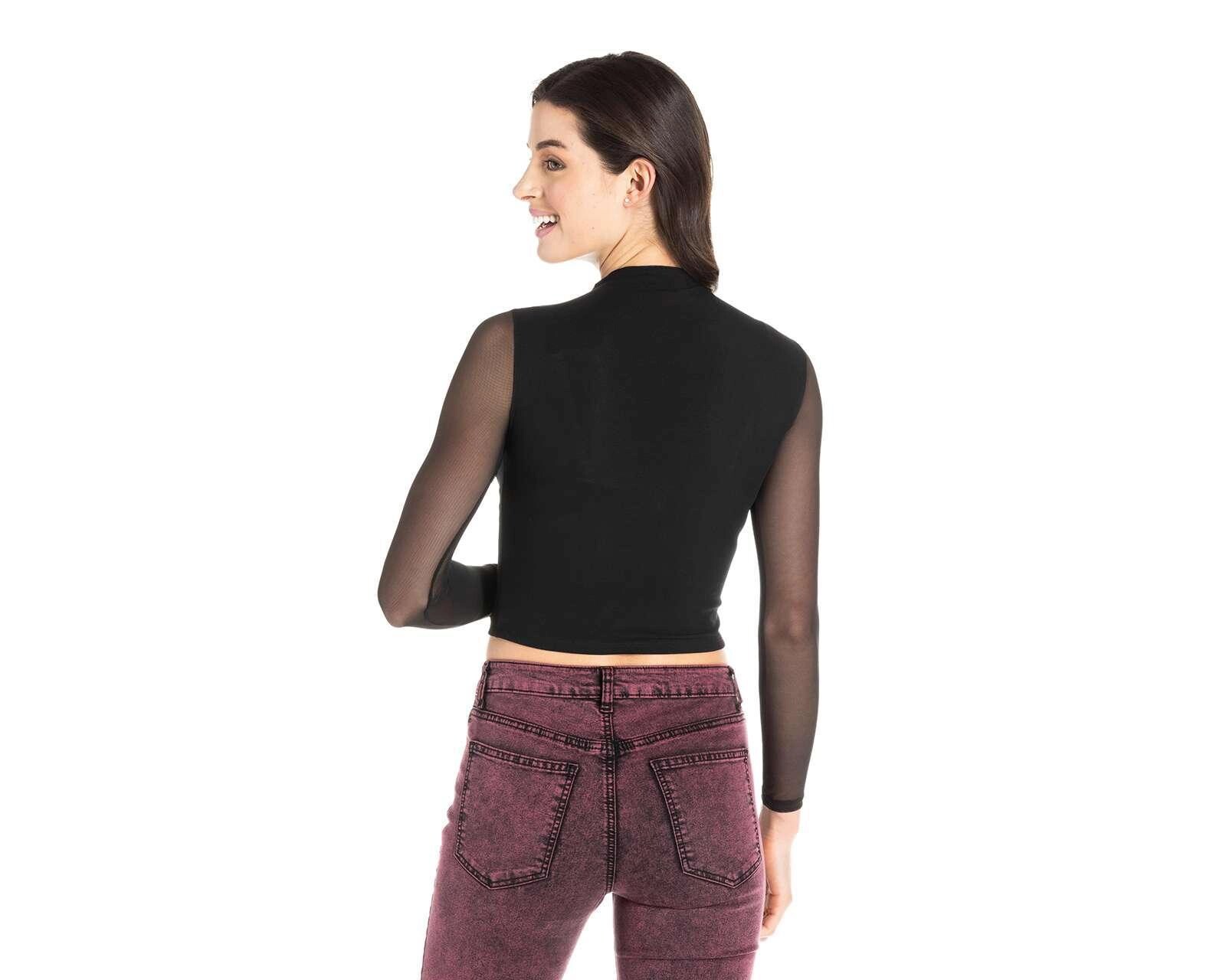 Foto 4 pulgar | Foto 3 | Playera Thinner Manga 3/4