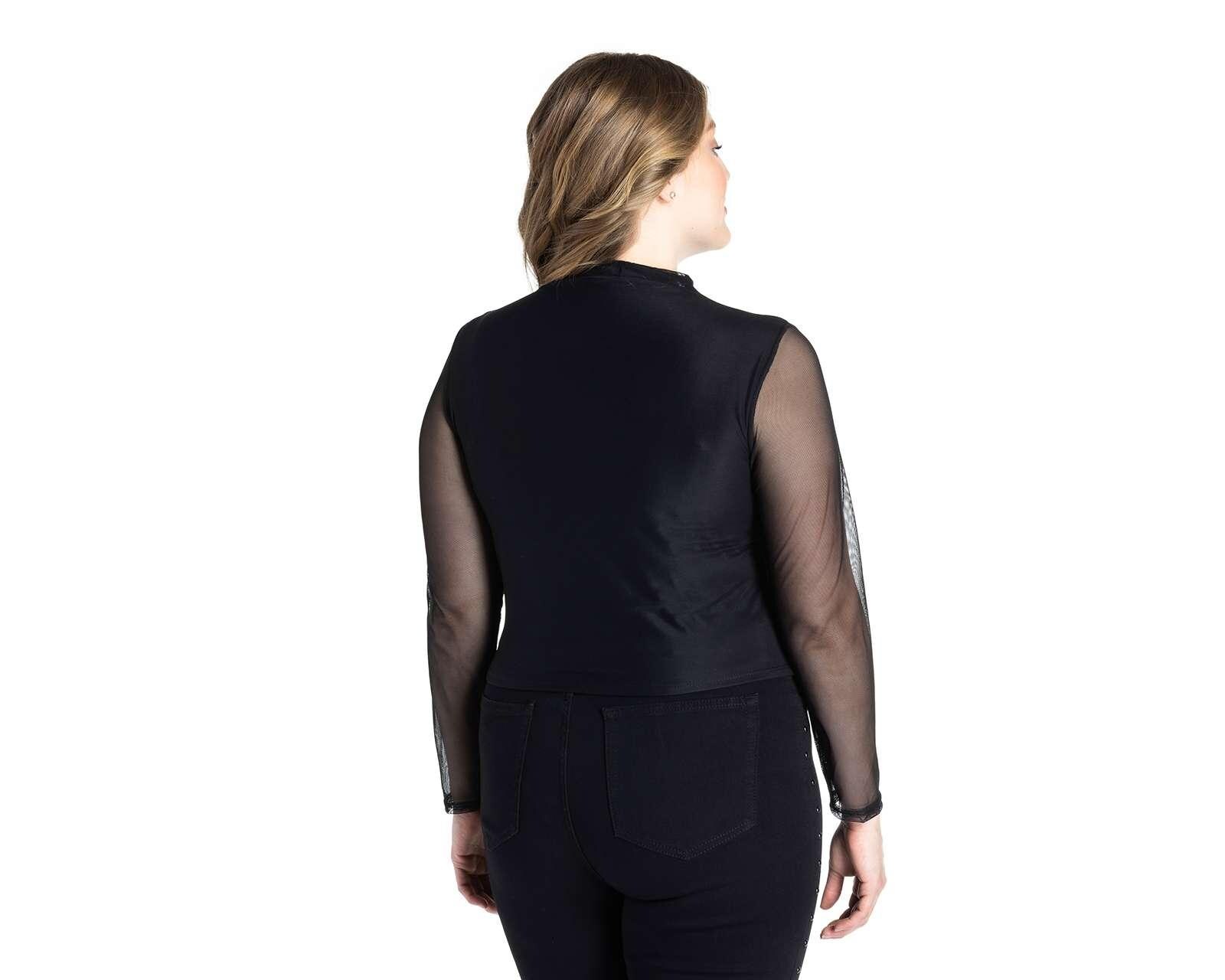 Foto 7 pulgar | Foto 6 | Playera Thinner Manga 3/4