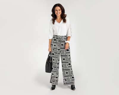 Foto 2 | Foto 2 | Pantalón Ancho Sahara Negro para Mujer