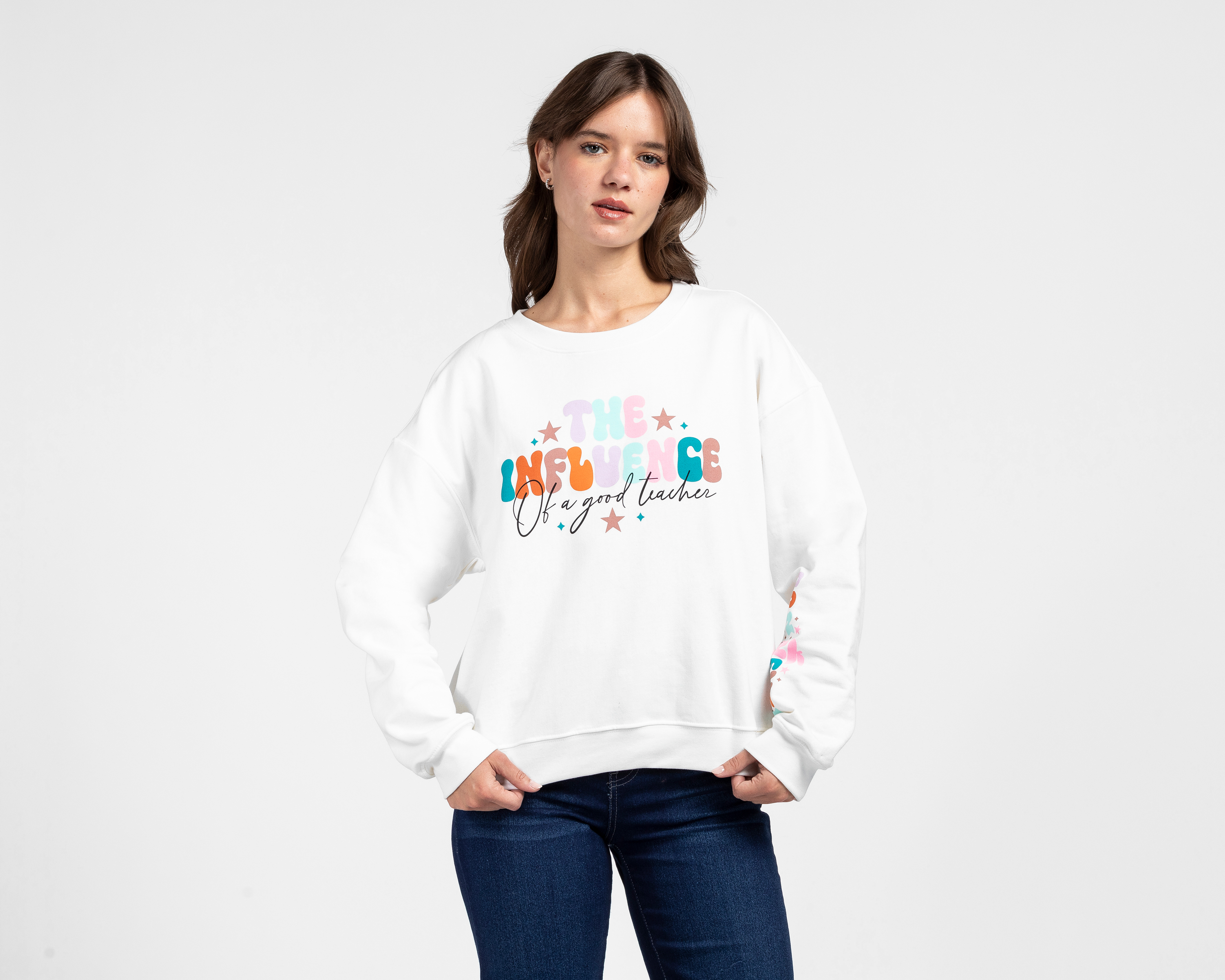 Foto 2 pulgar | Foto 1 | Sudadera Estampada 18 Forever para Mujer