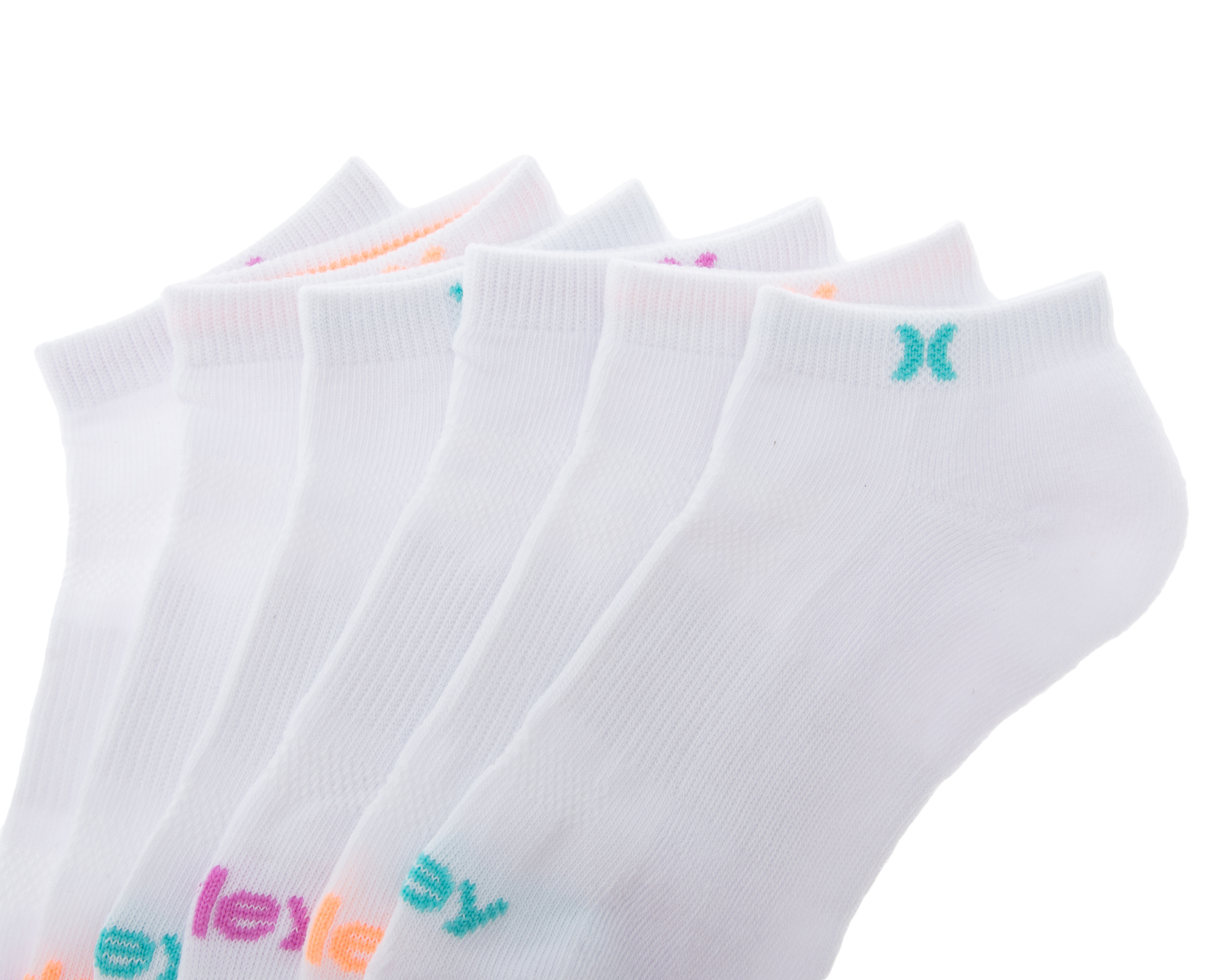 Foto 3 pulgar | Foto 2 | Calcetas Deportivas Cortas Hurley para Mujer 6 Pares