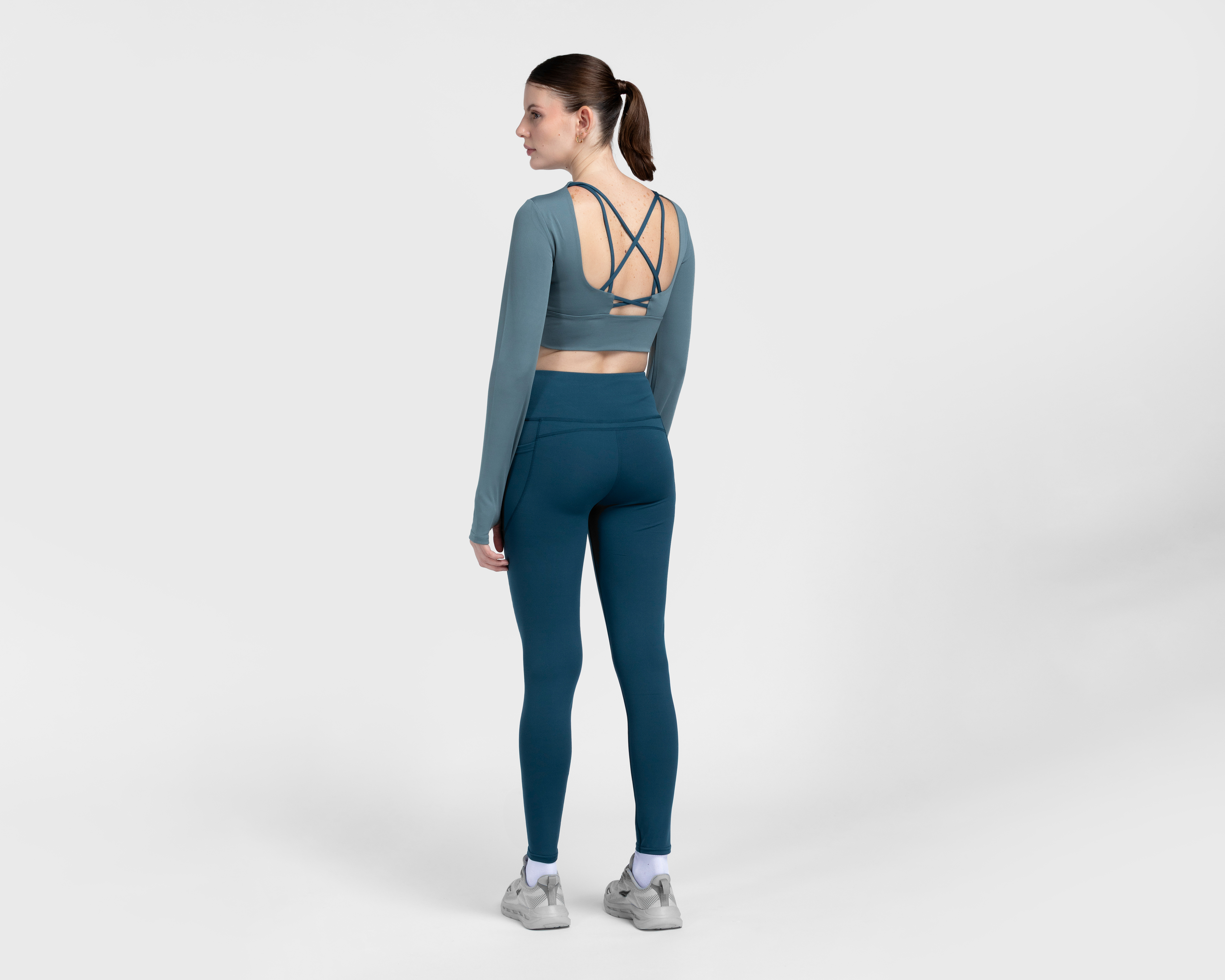 Foto 2 | Foto 2 | Conjunto Deportivo de Blusa y Leggings Sportline para Mujer