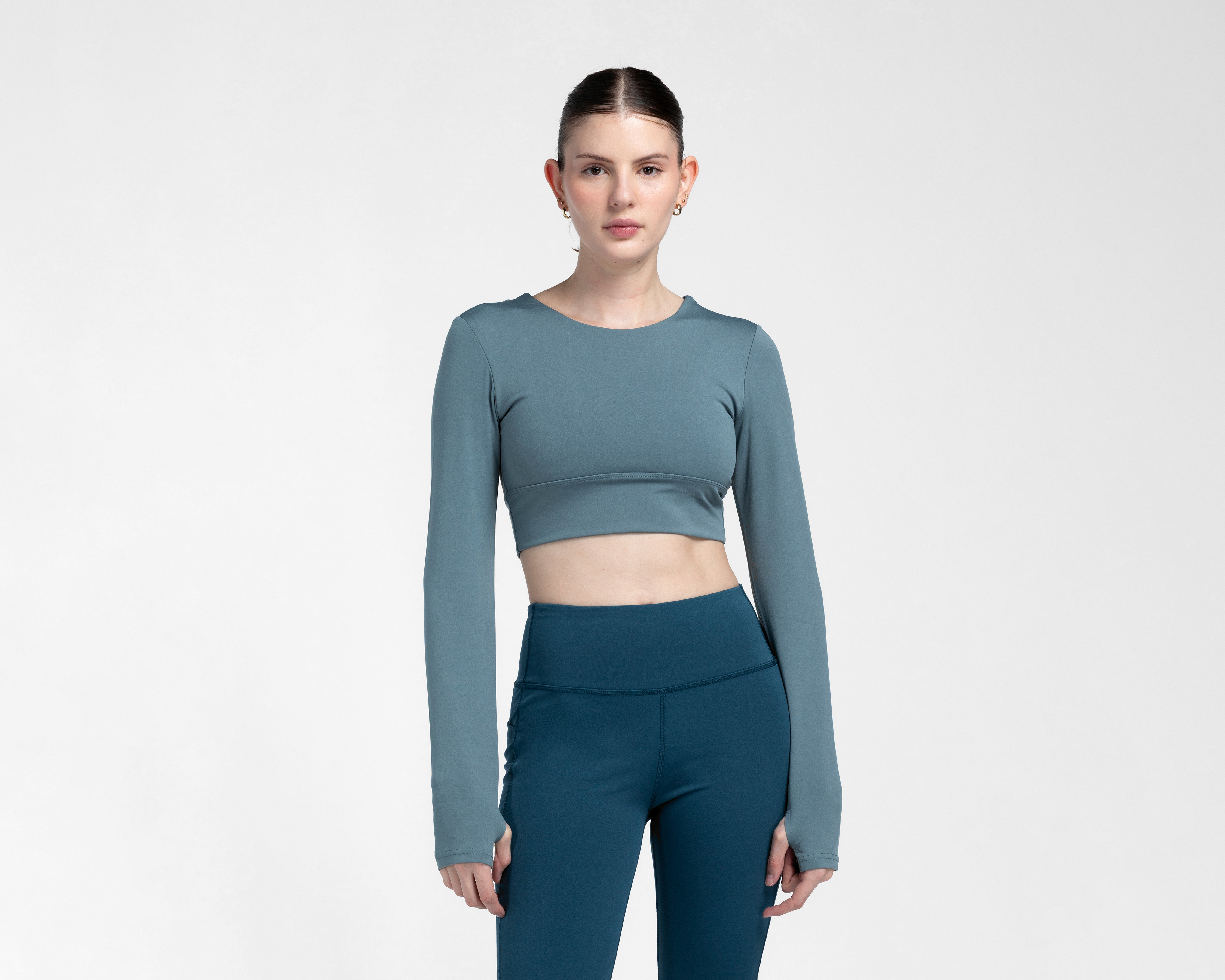 Foto 4 pulgar | Foto 3 | Conjunto Deportivo de Blusa y Leggings Sportline para Mujer