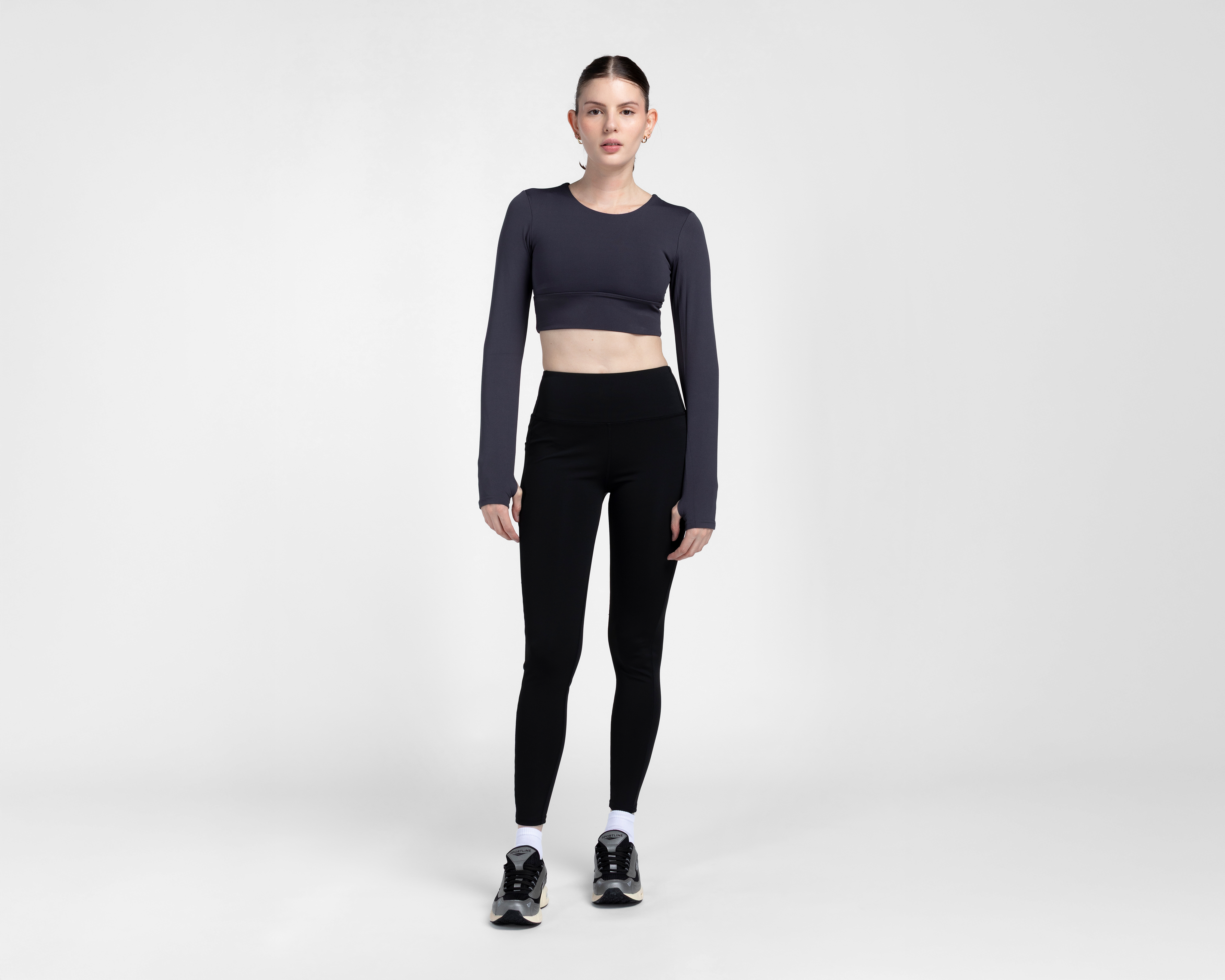 Foto 2 pulgar | Foto 1 | Conjunto Deportivo de Blusa y Leggings Sportline para Mujer