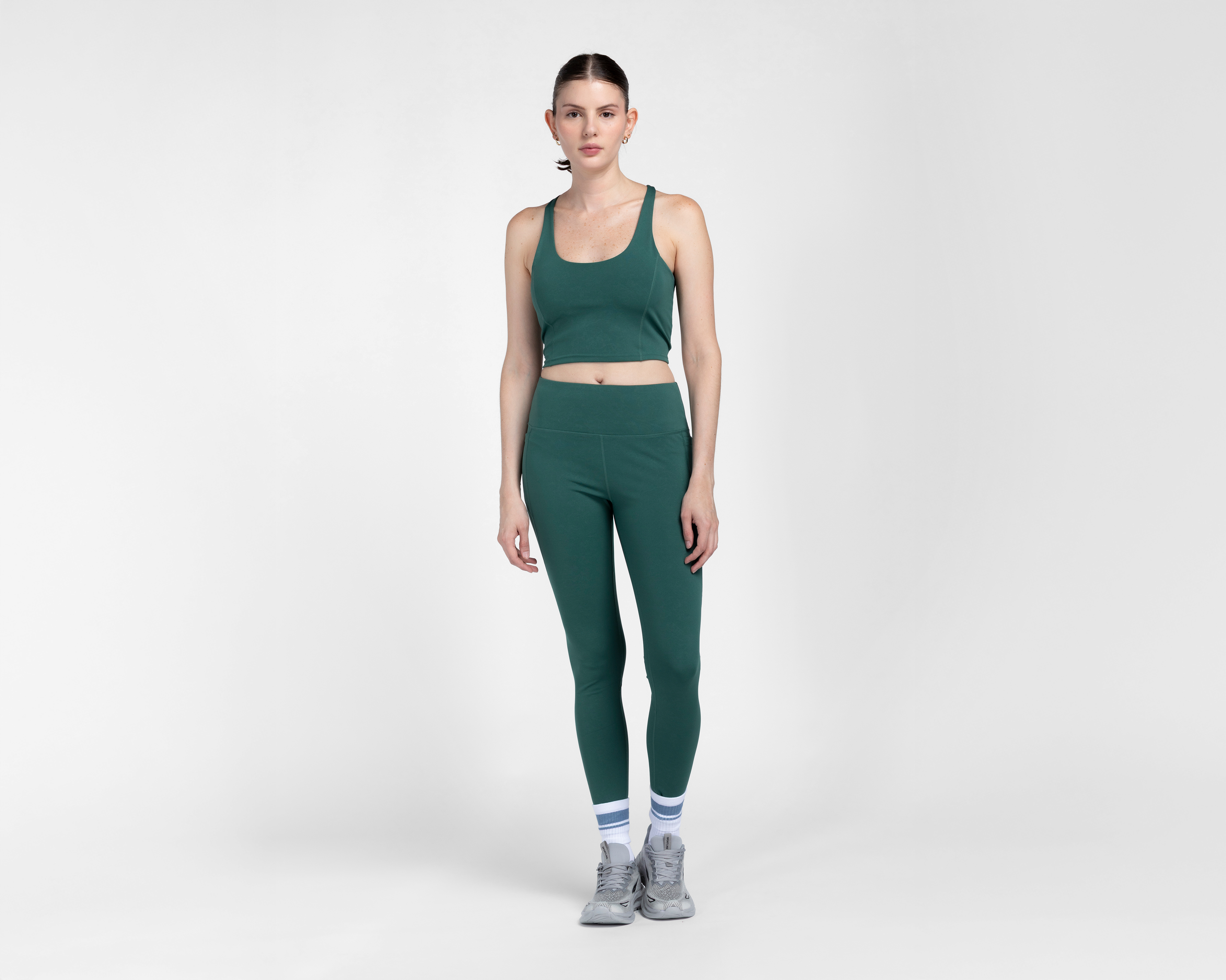 Conjunto Deportivo de Top y Leggings Sportline para Mujer