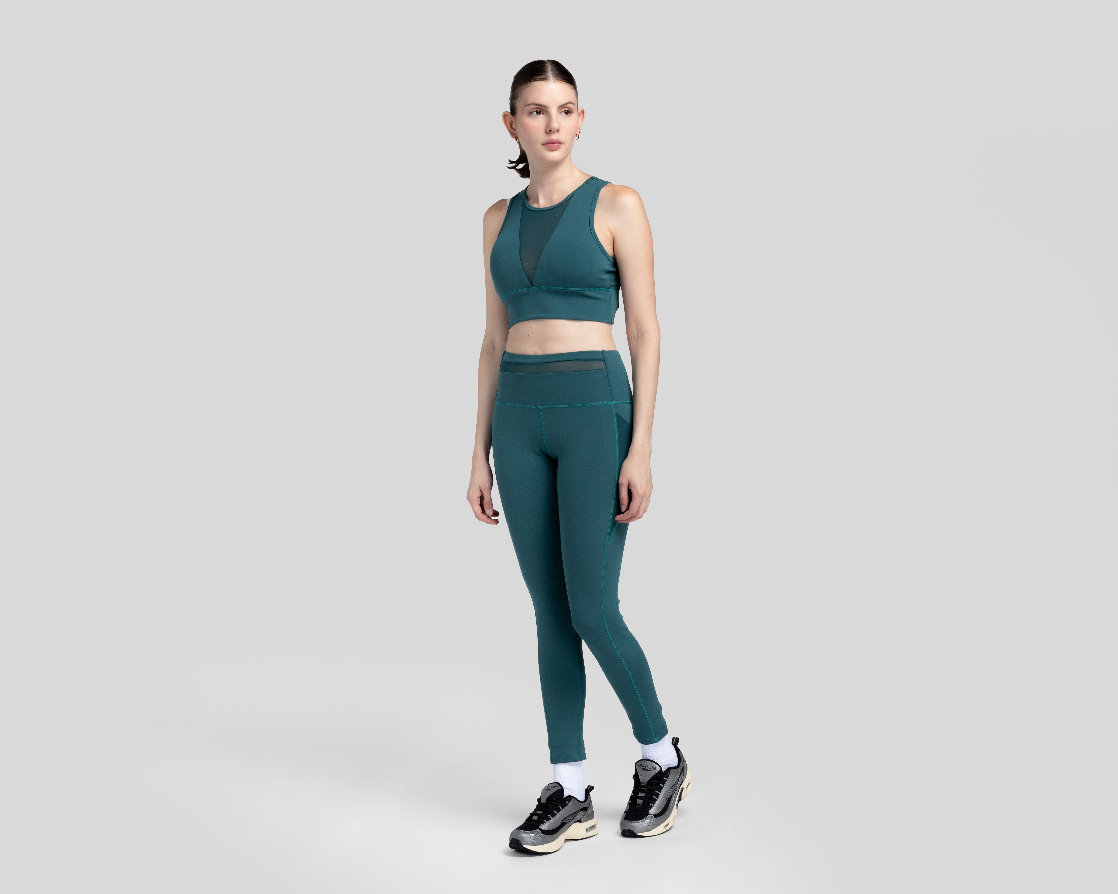 Foto 1 | Foto 1 | Conjunto Deportivo de Top y Leggings Sportline para Mujer