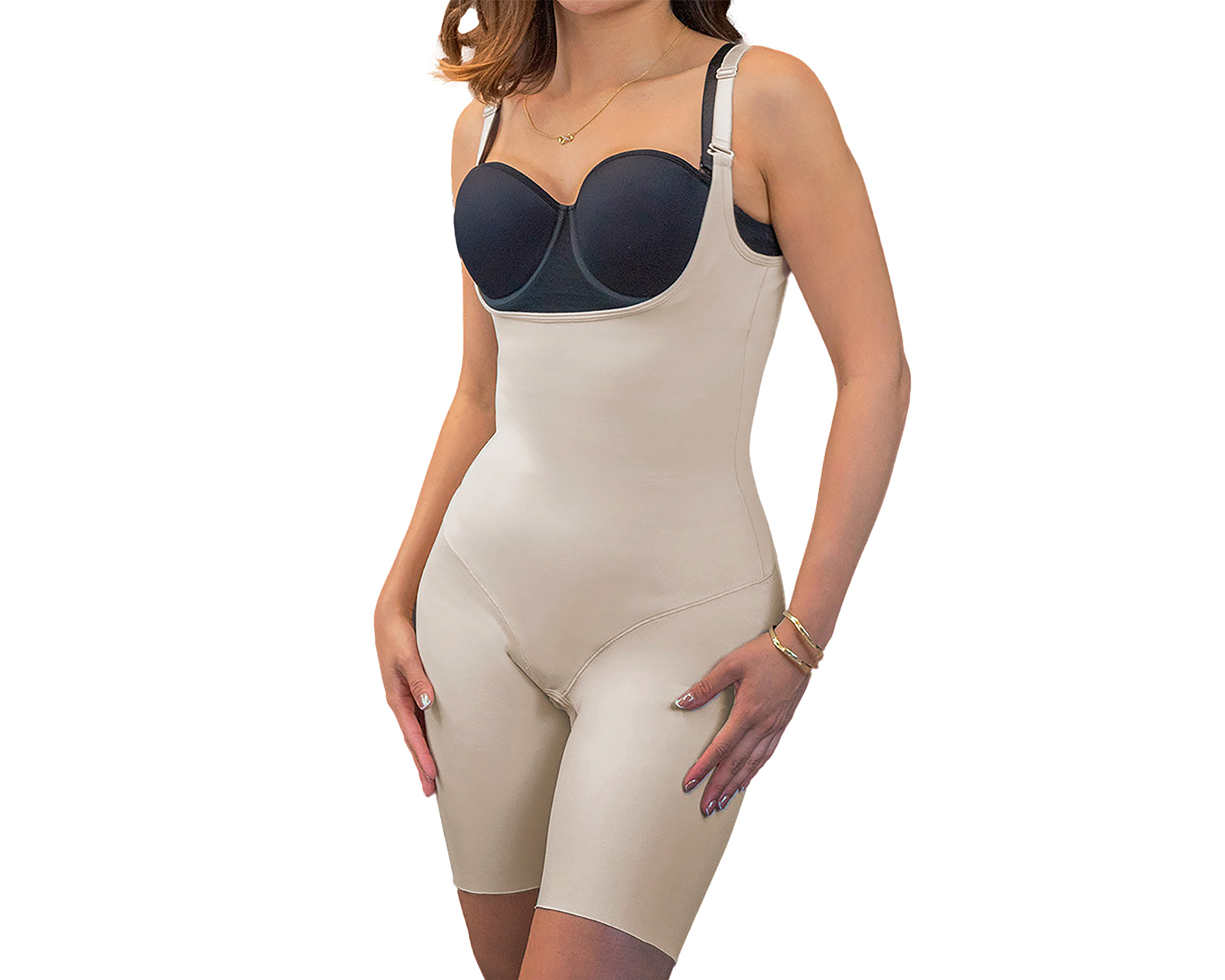 Foto 3 | Foto 3 | Body con Control Tirantes Ajustables Annette Baja Compresión para Mujer