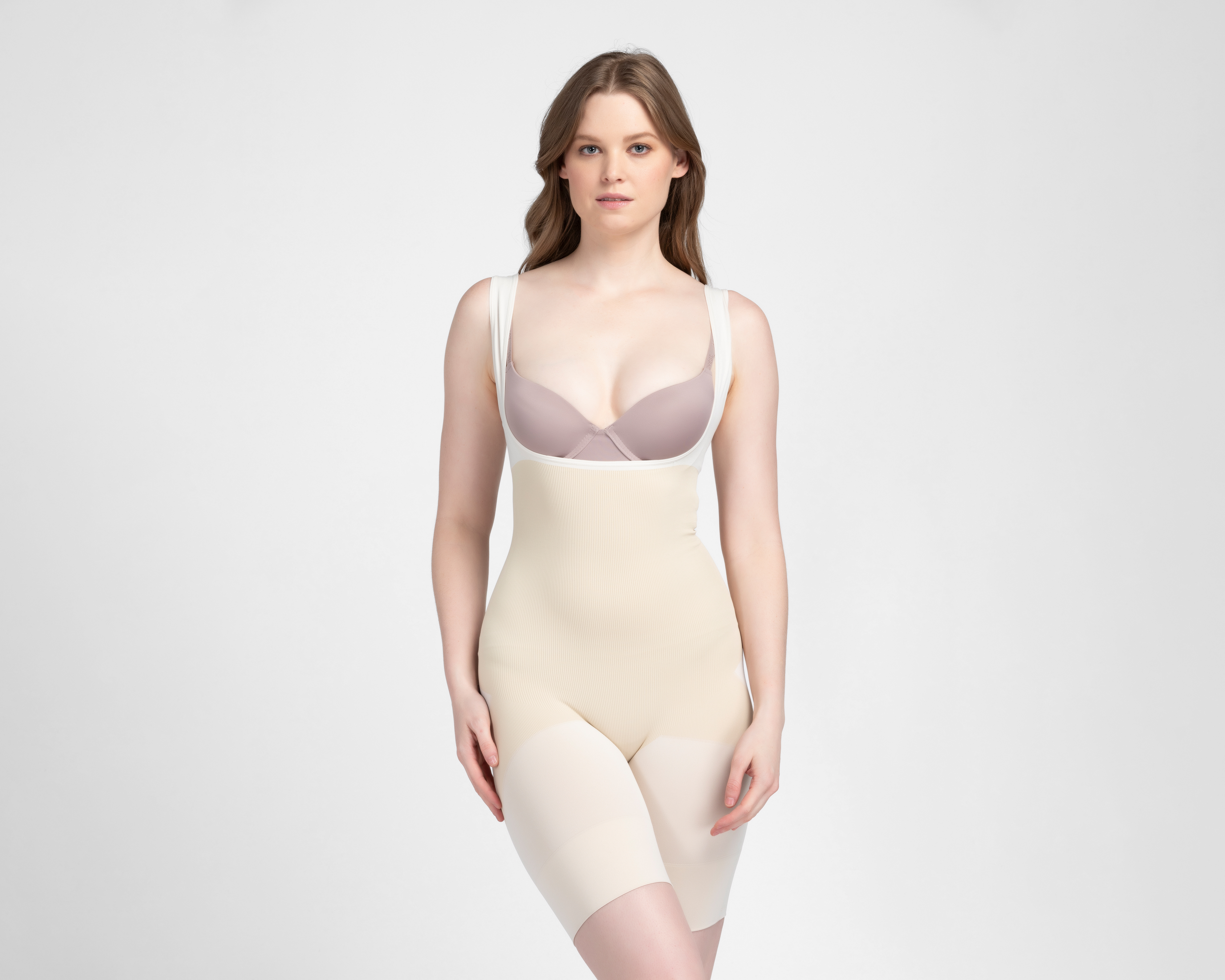 Body con Control Sin Costuras Annette Media Compresión para Mujer