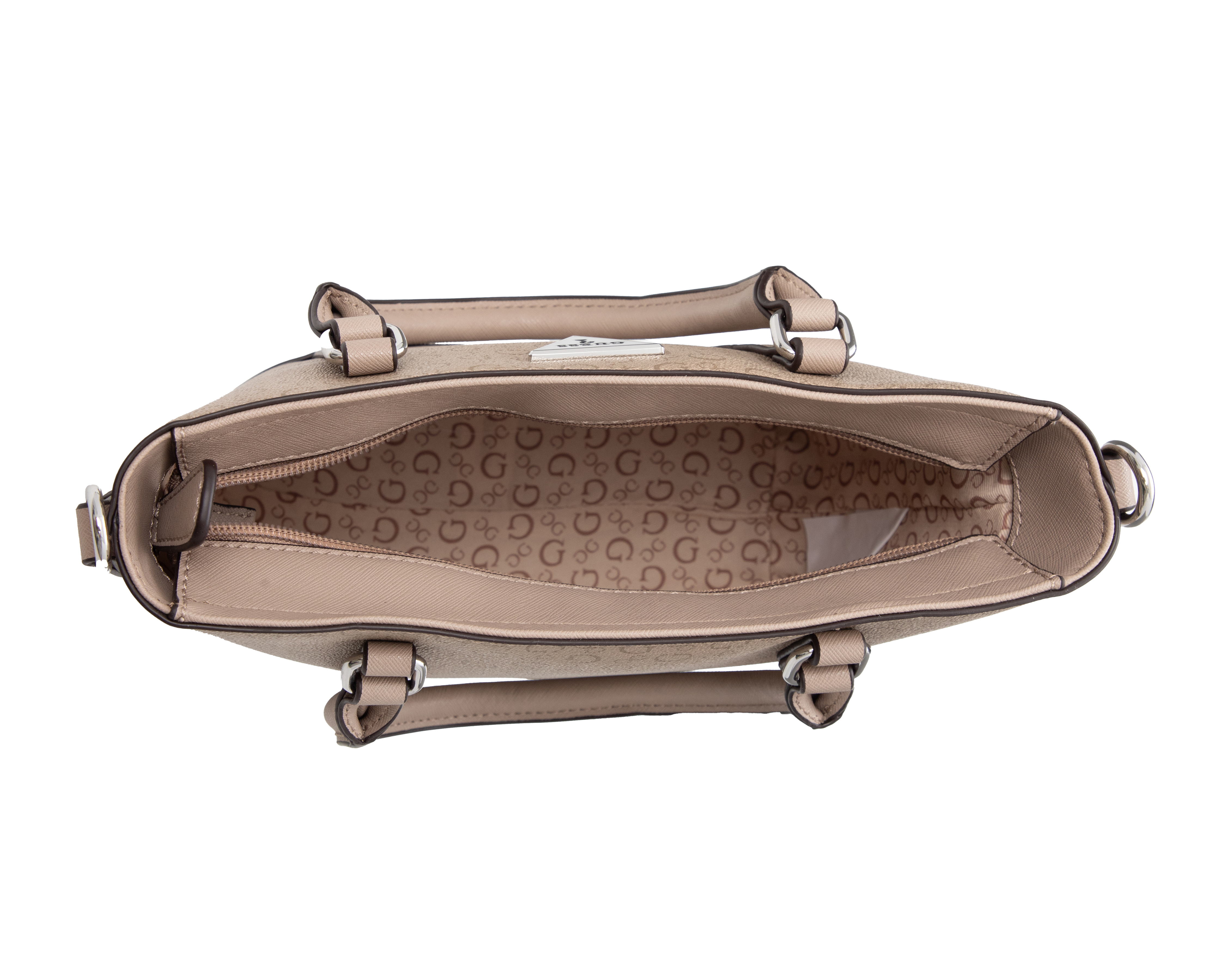 Foto 5 pulgar | Foto 4 | Bolsa de Mano Guess Quinley Mini Tote con Correa