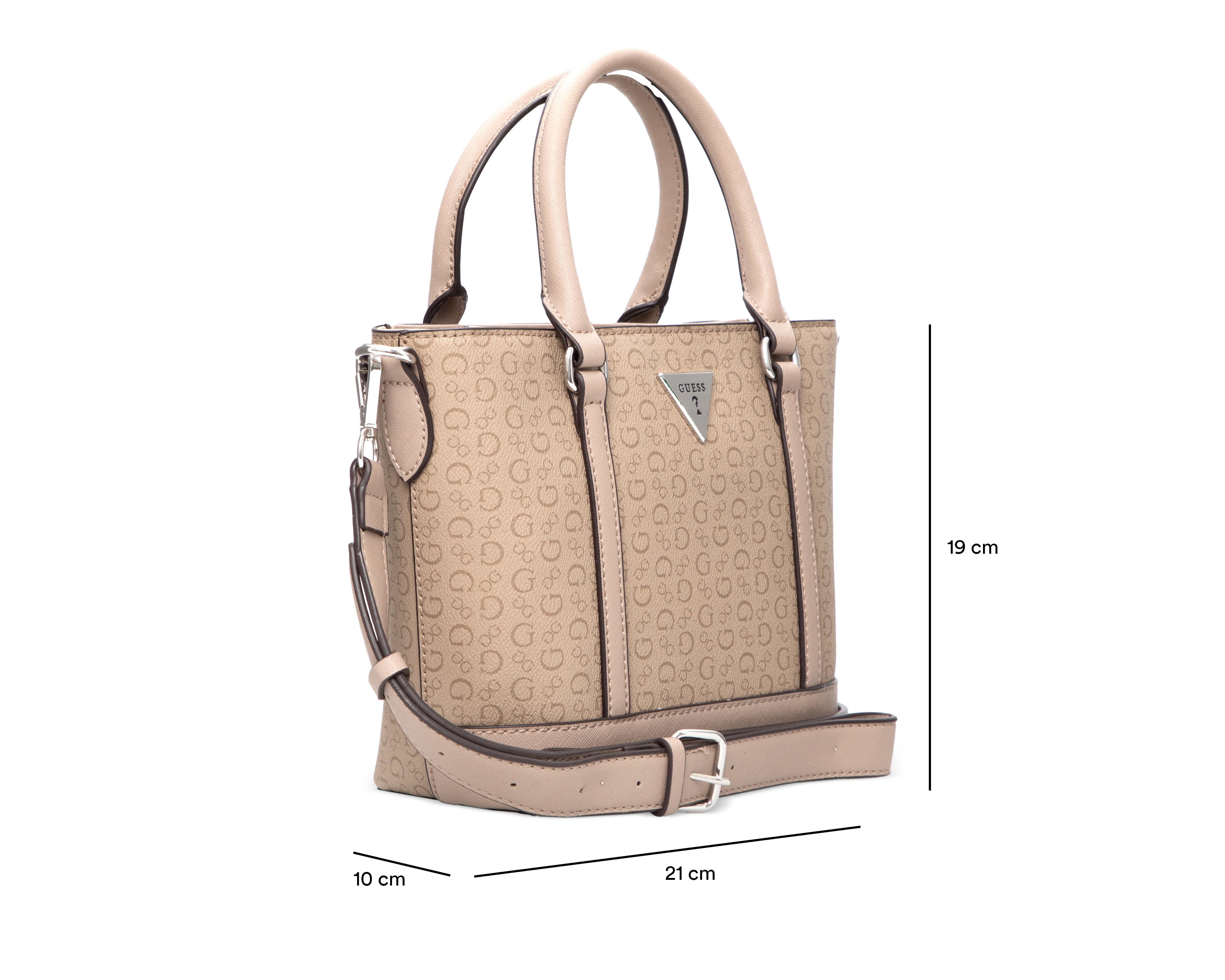 Foto 6 pulgar | Foto 5 | Bolsa de Mano Guess Quinley Mini Tote con Correa