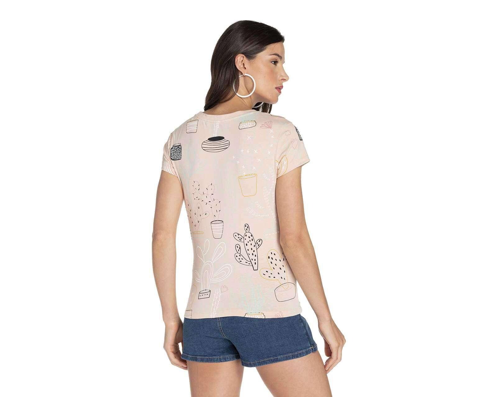 Foto 4 pulgar | Foto 3 | Playera 18 Forever Manga Corta con Estampado