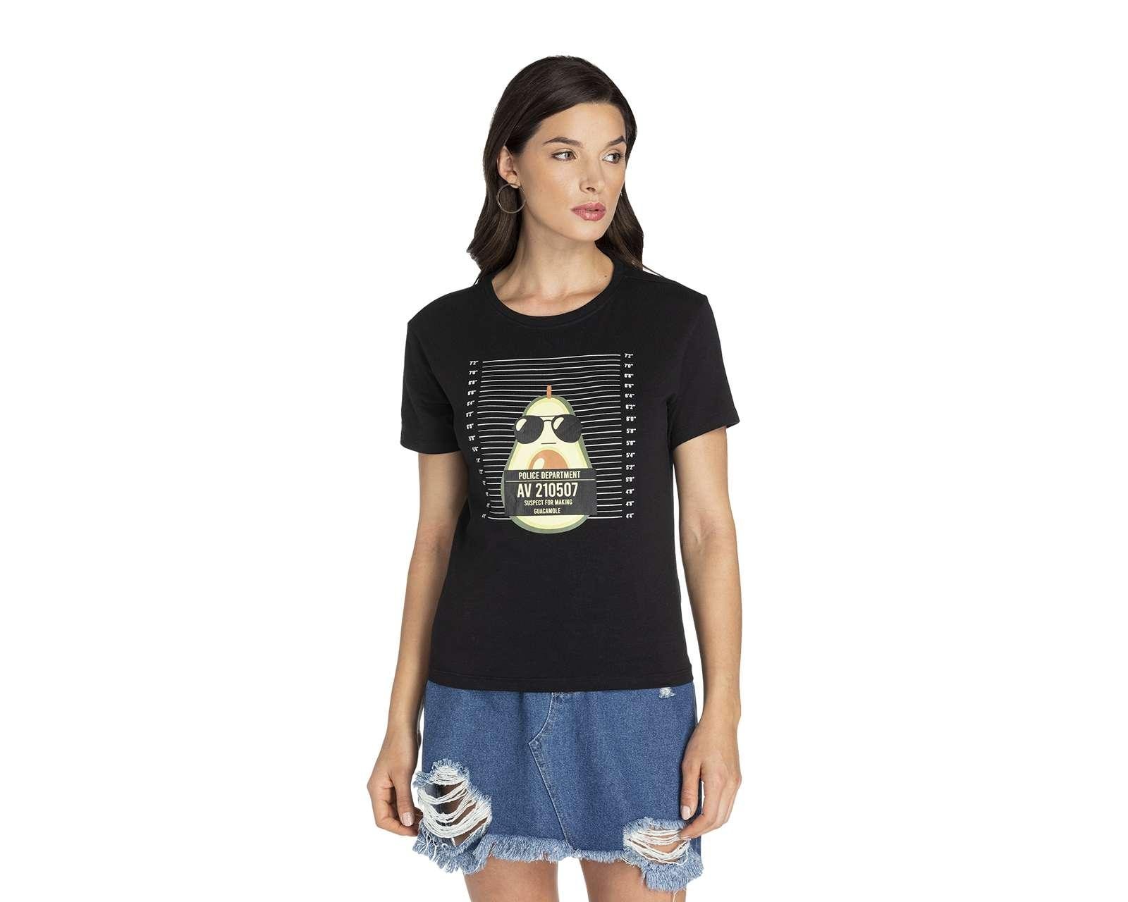 Playera 18 Forever Manga Corta con Cuello Redondo