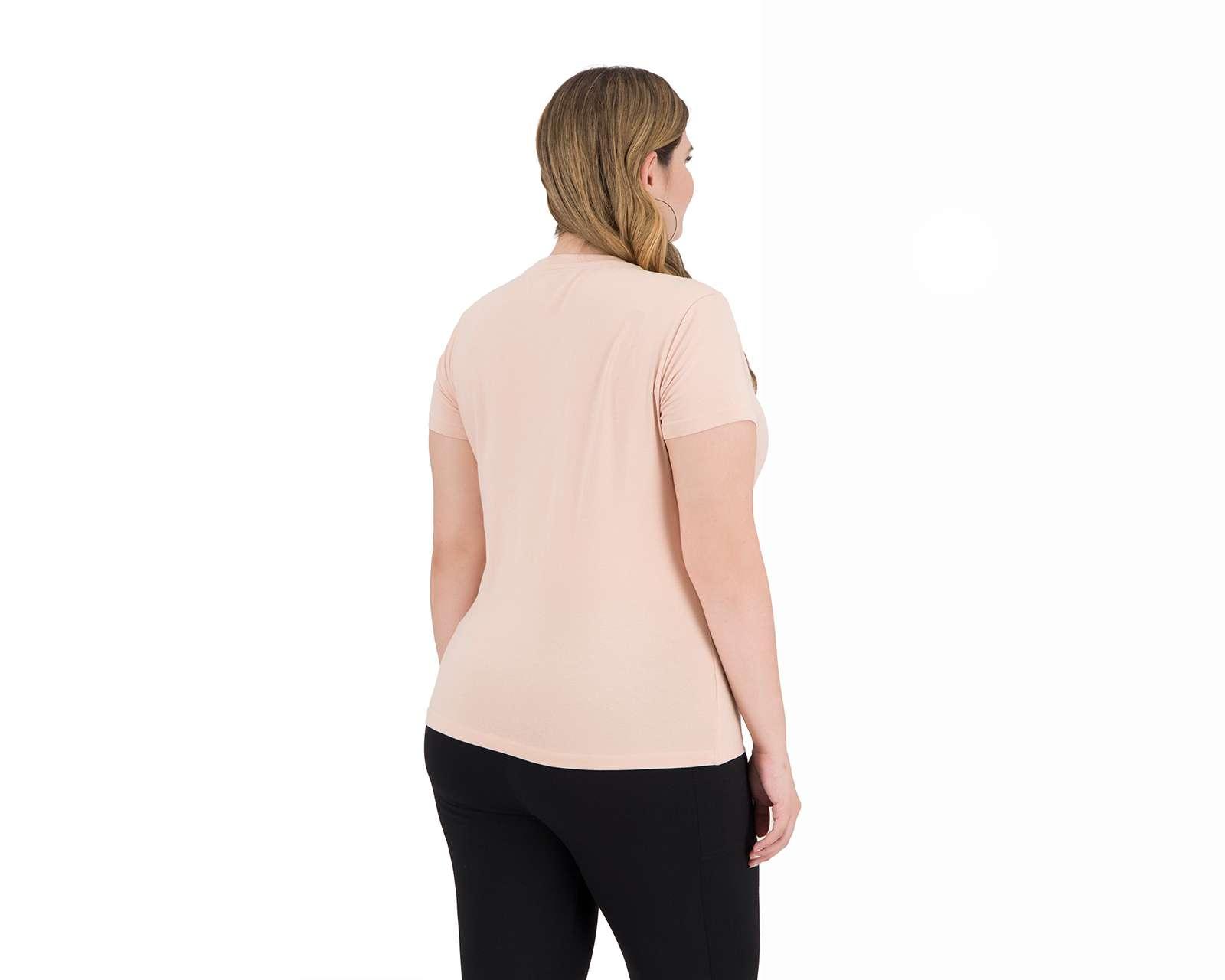 Foto 7 pulgar | Foto 6 | Playera Thinner Manga Corta con Estampado