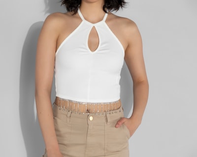 Foto 4 | Foto 4 | Blusa Thinner con Pedrería y Abertura en Escote