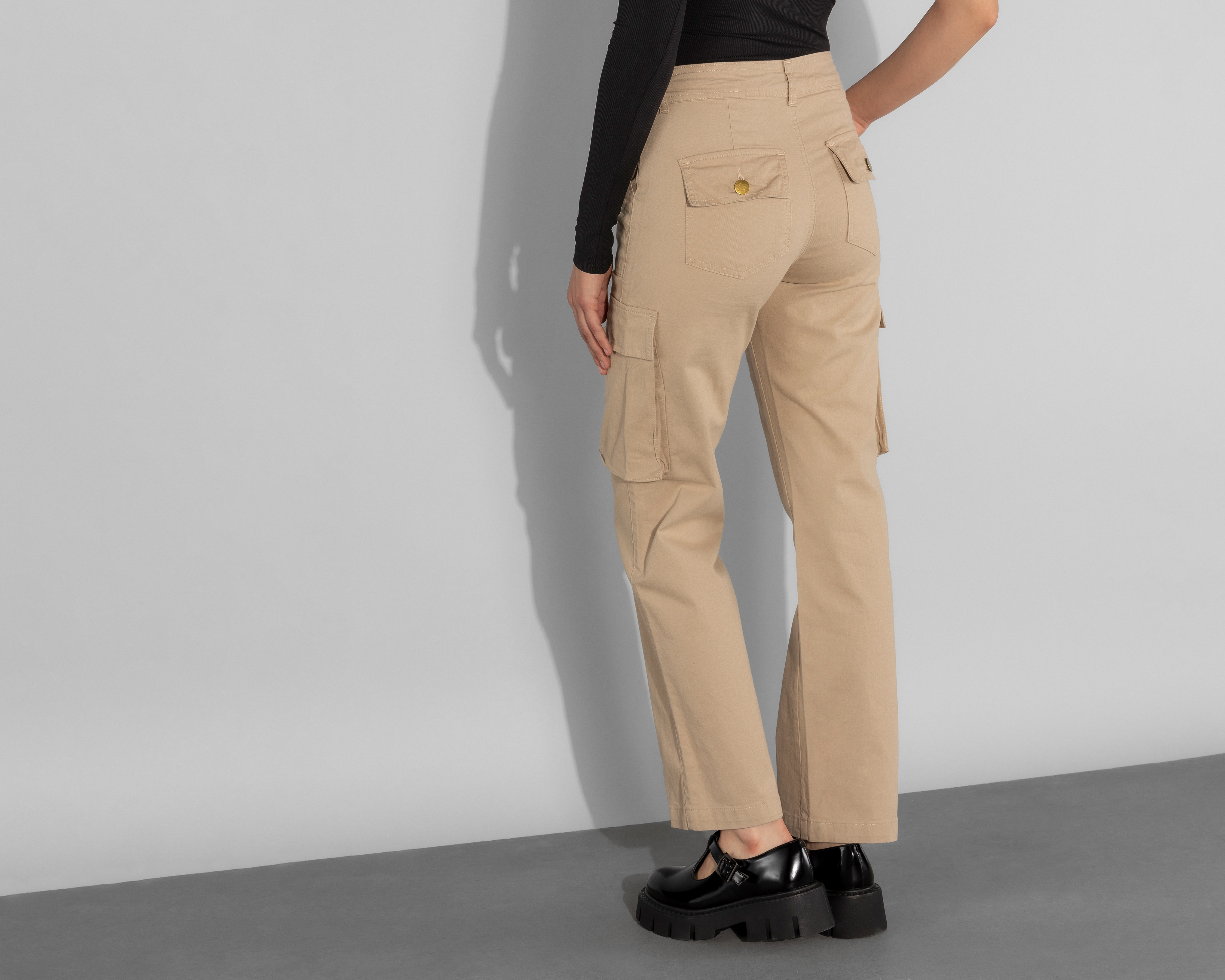 Foto 4 pulgar | Foto 3 | Pantalón Casual Thinner con Bolsas Cargo
