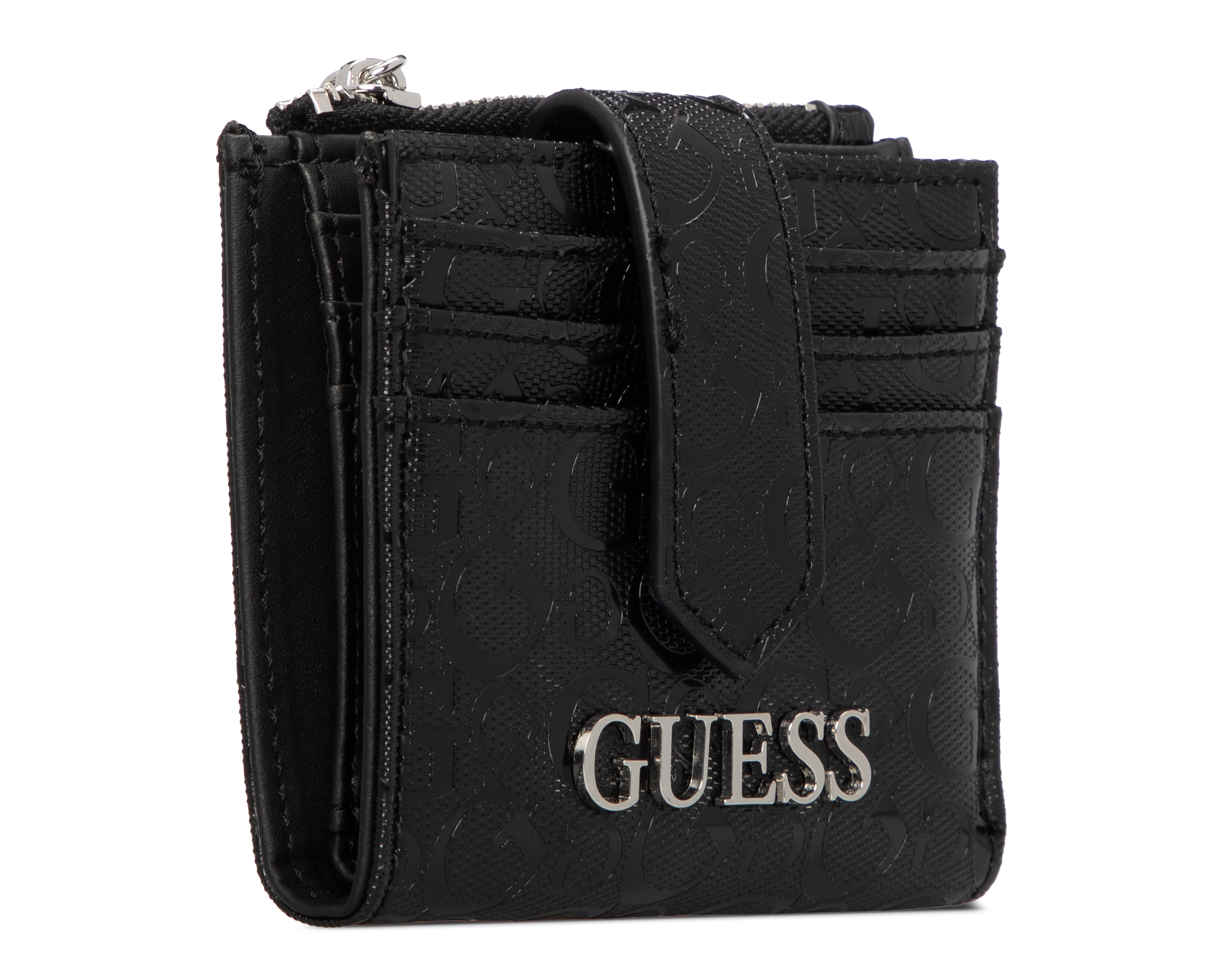 Foto 2 | Foto 2 | Tarjetero para Mujer Guess Negra