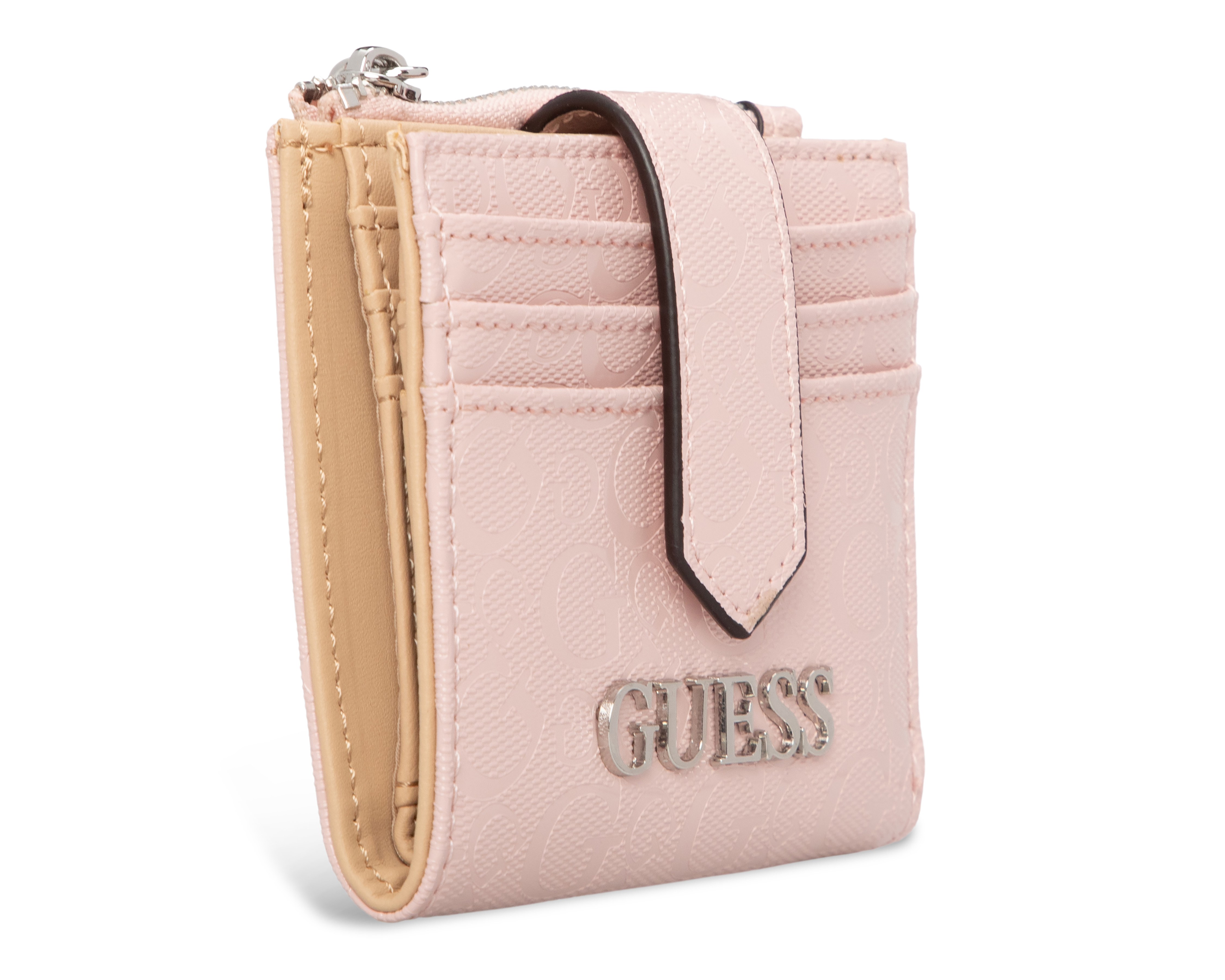 Foto 3 pulgar | Foto 2 | Tarjetero para Mujer Guess Rosa