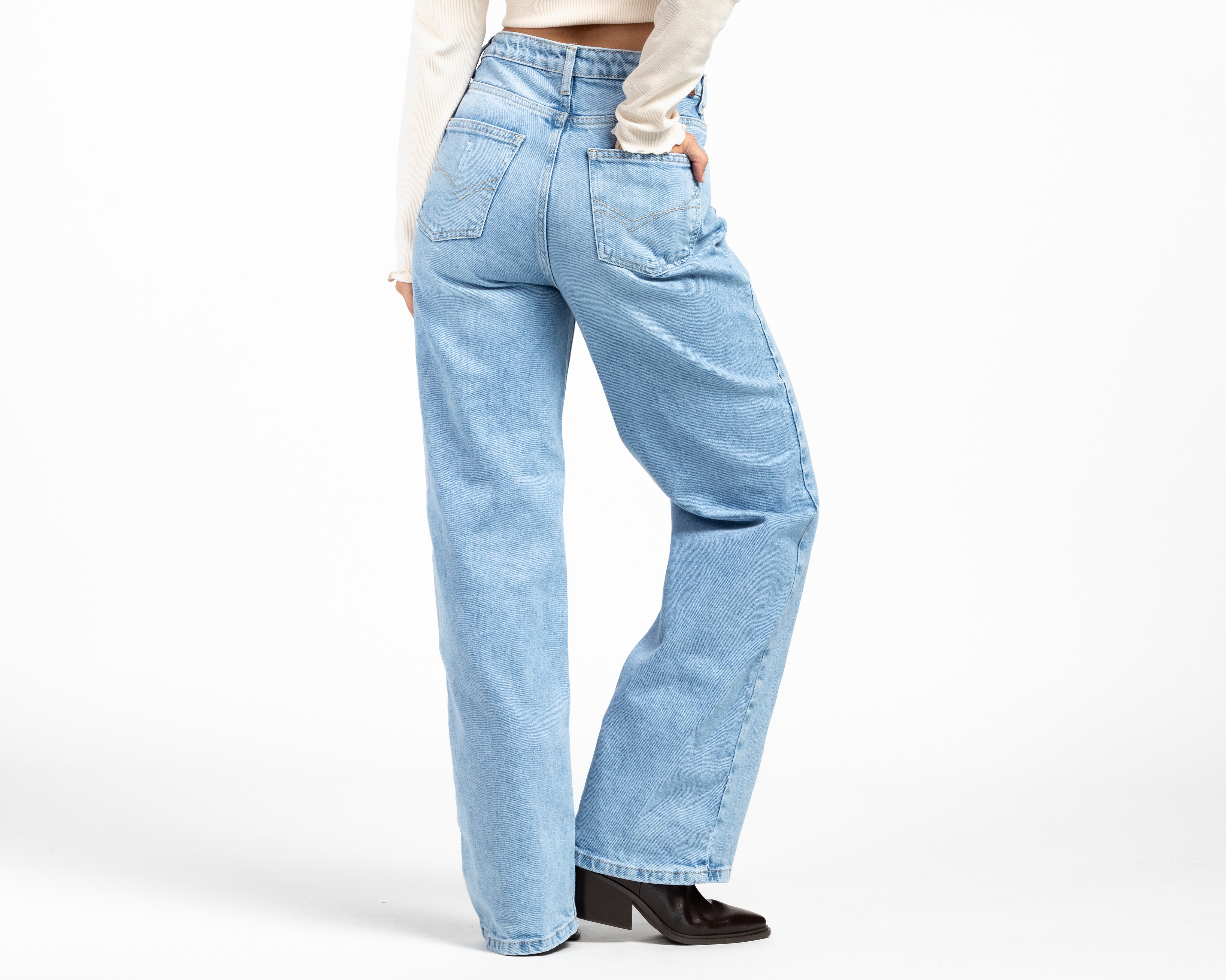 Foto 4 pulgar | Foto 3 | Jeans Refill Recto para Mujer