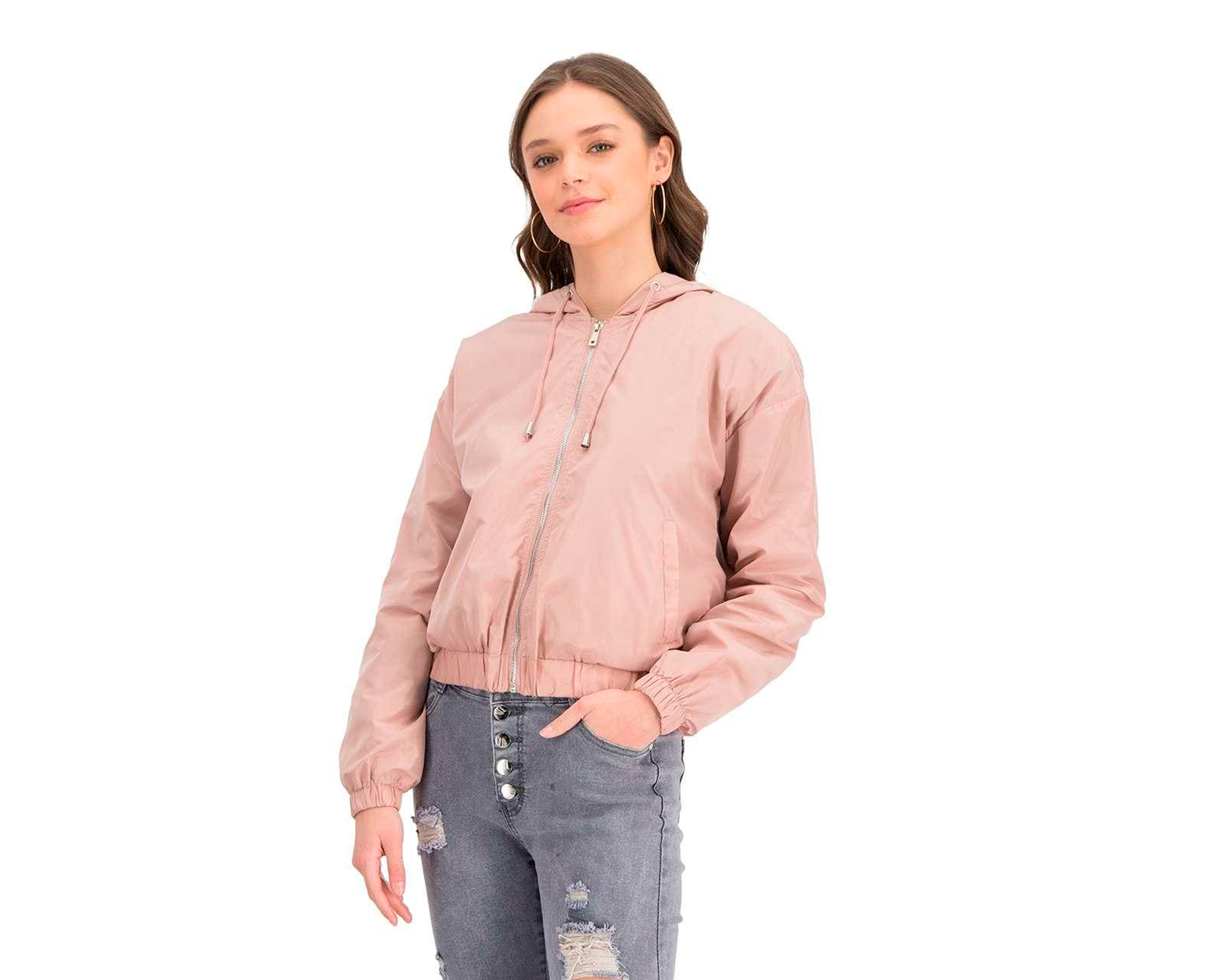 Foto 2 | Foto 2 | Chamarra Thinner con Capucha