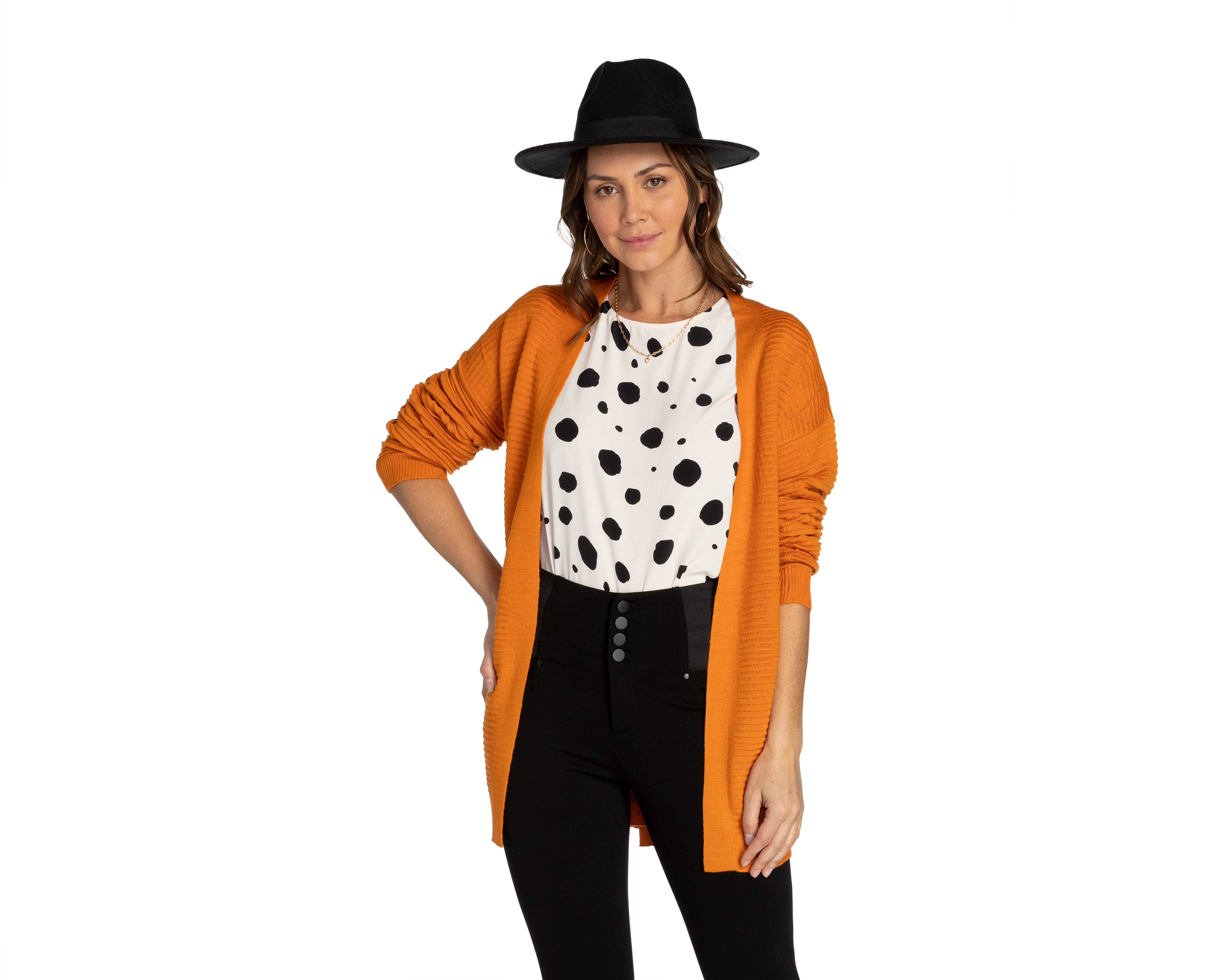 Blusa Sahara Manga Corta Estampado de Lunares