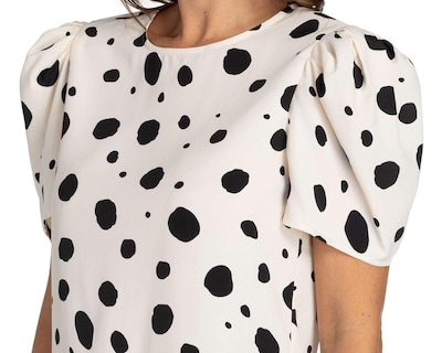 Foto 4 | Foto 4 | Blusa Sahara Manga Corta Estampado de Lunares