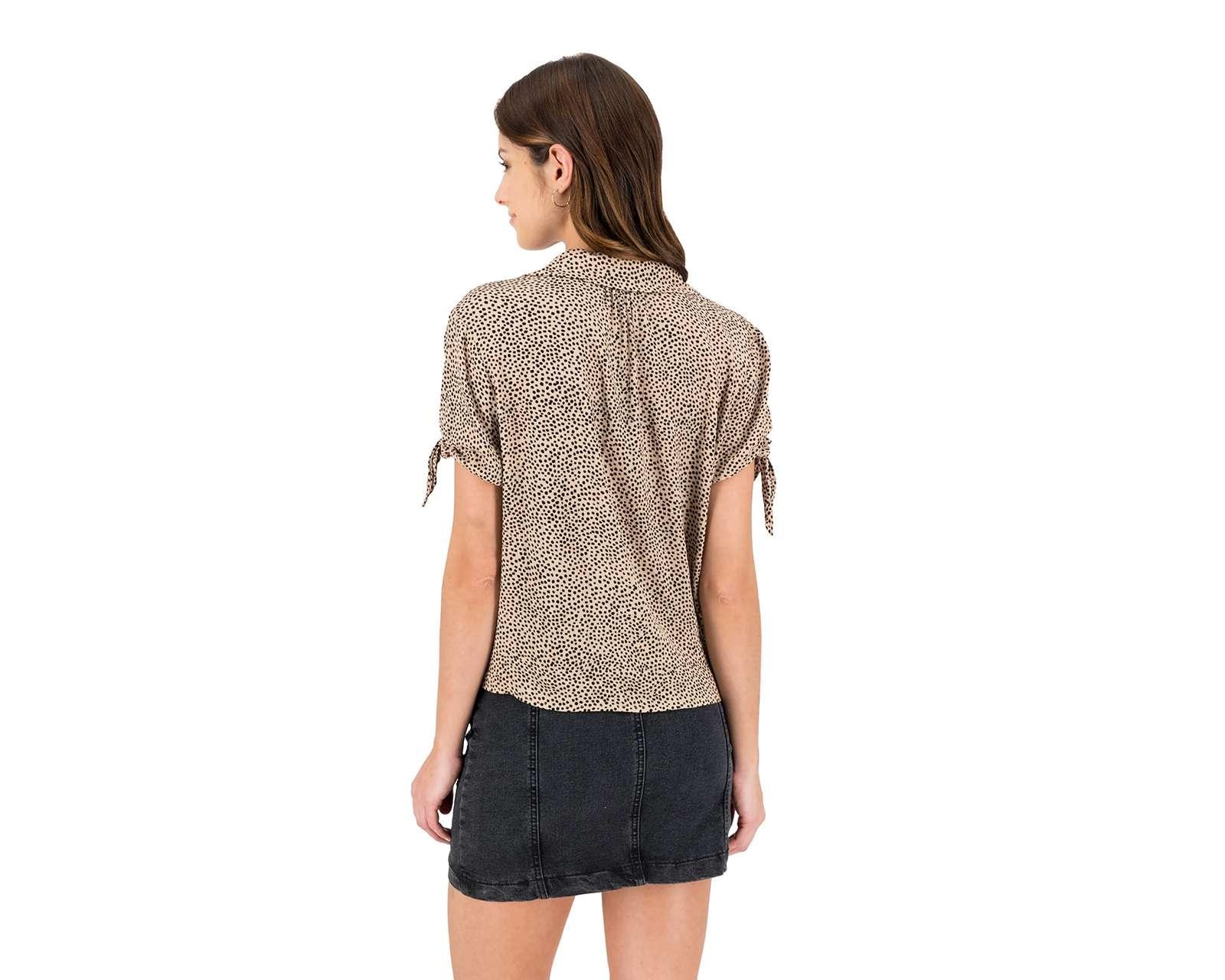 Foto 3 | Foto 3 | Blusa Thinner Manga Corta con Nudos