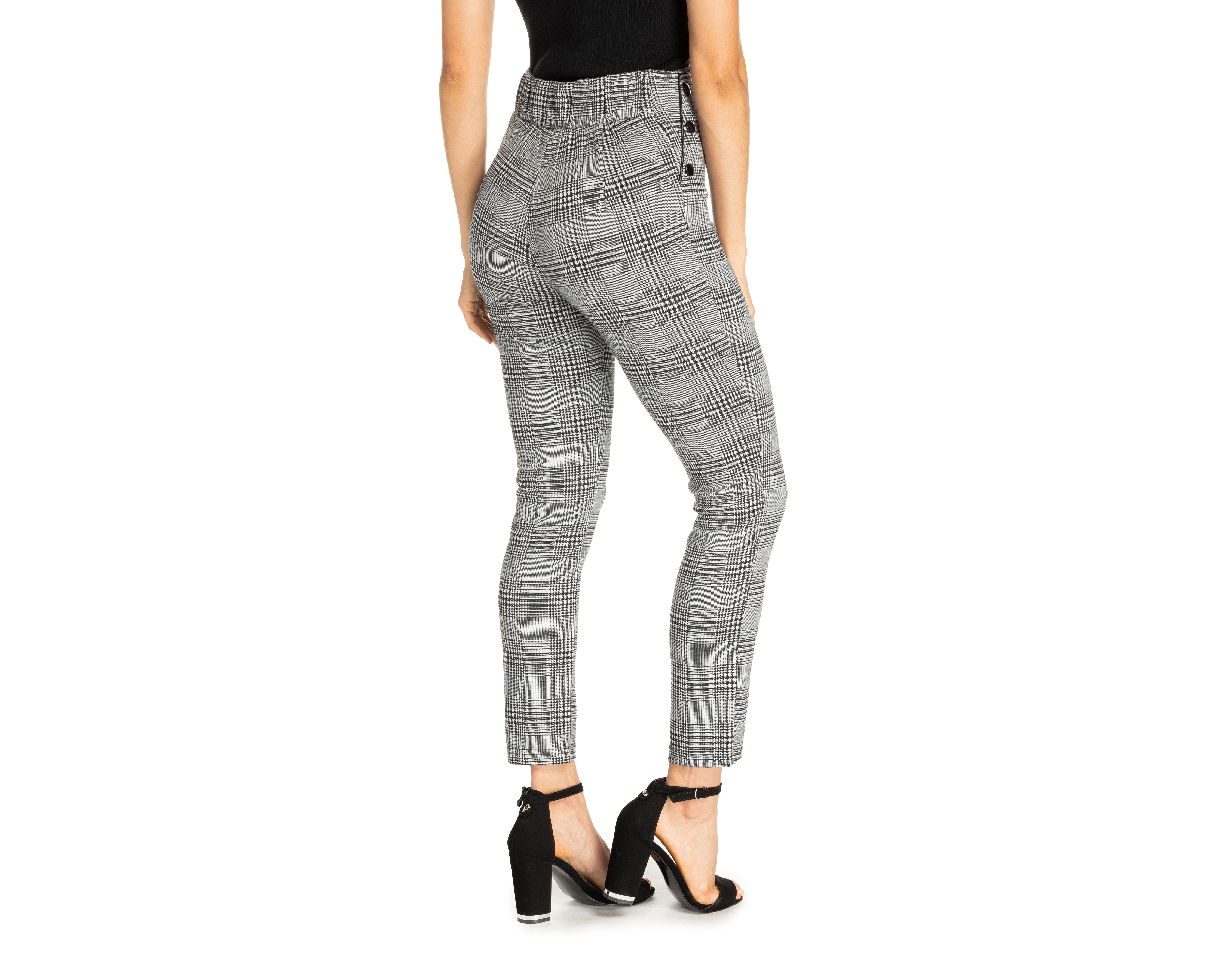 Foto 4 pulgar | Foto 3 | Leggings Sahara a Cuadros