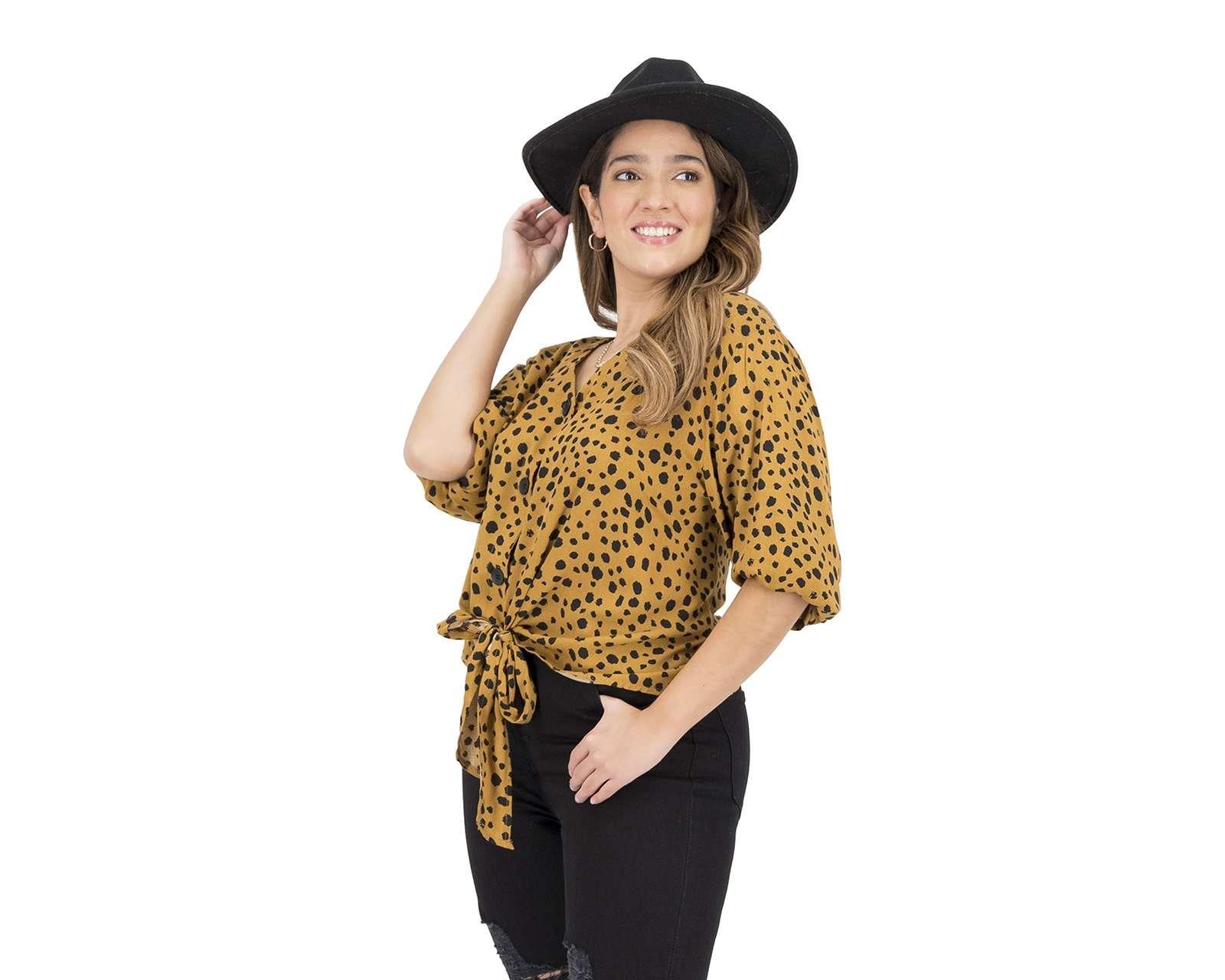 Blusa Spiral Manga Larga